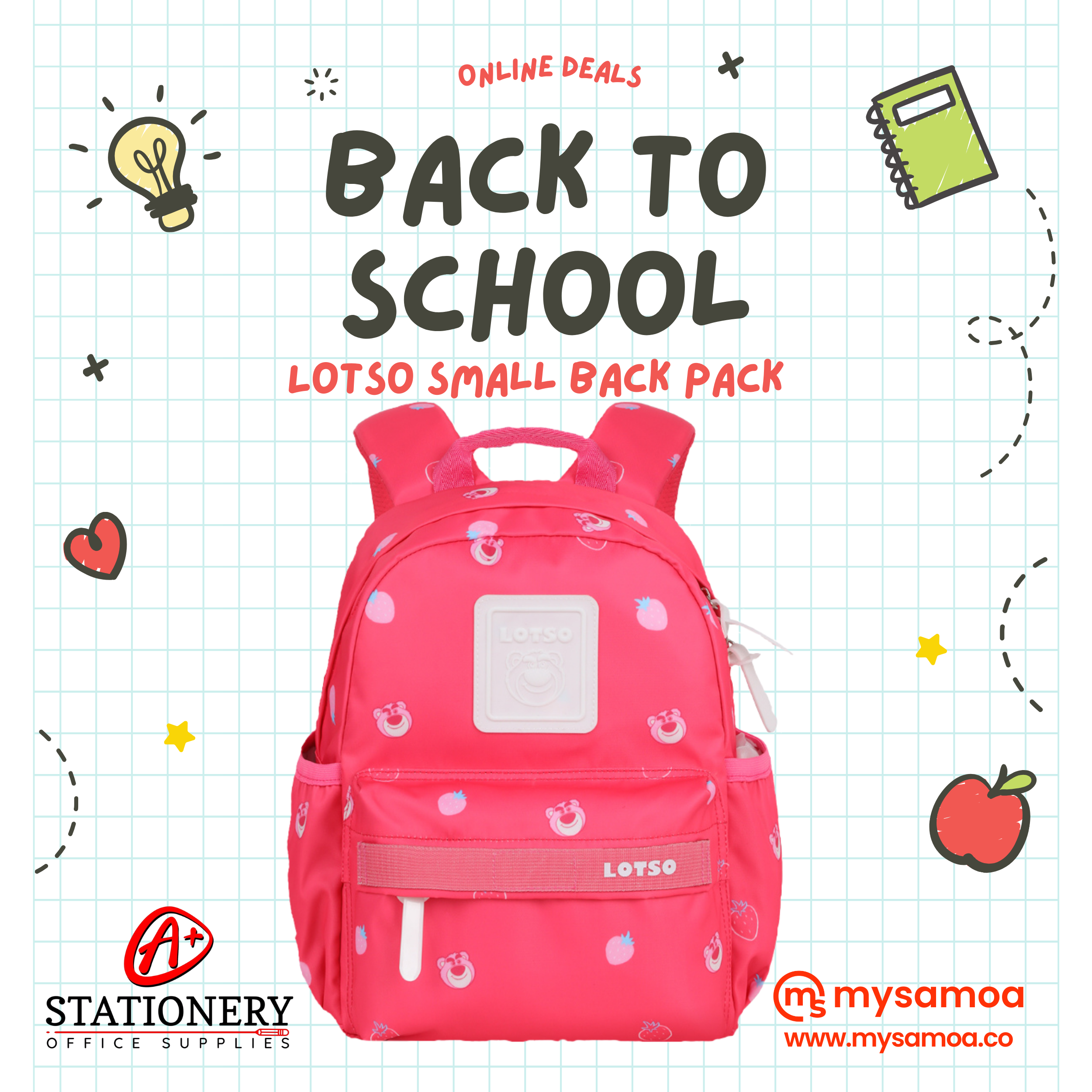 Lotso Small Back Pack