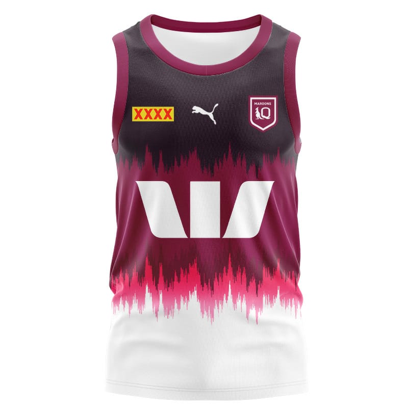 Queensland Maroons NRL singlets (Pickup from Top Shop - Vaitele Tai)