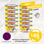 Mccoys Tuna Tongol Chunks In Oil 12 X 150G Ctn