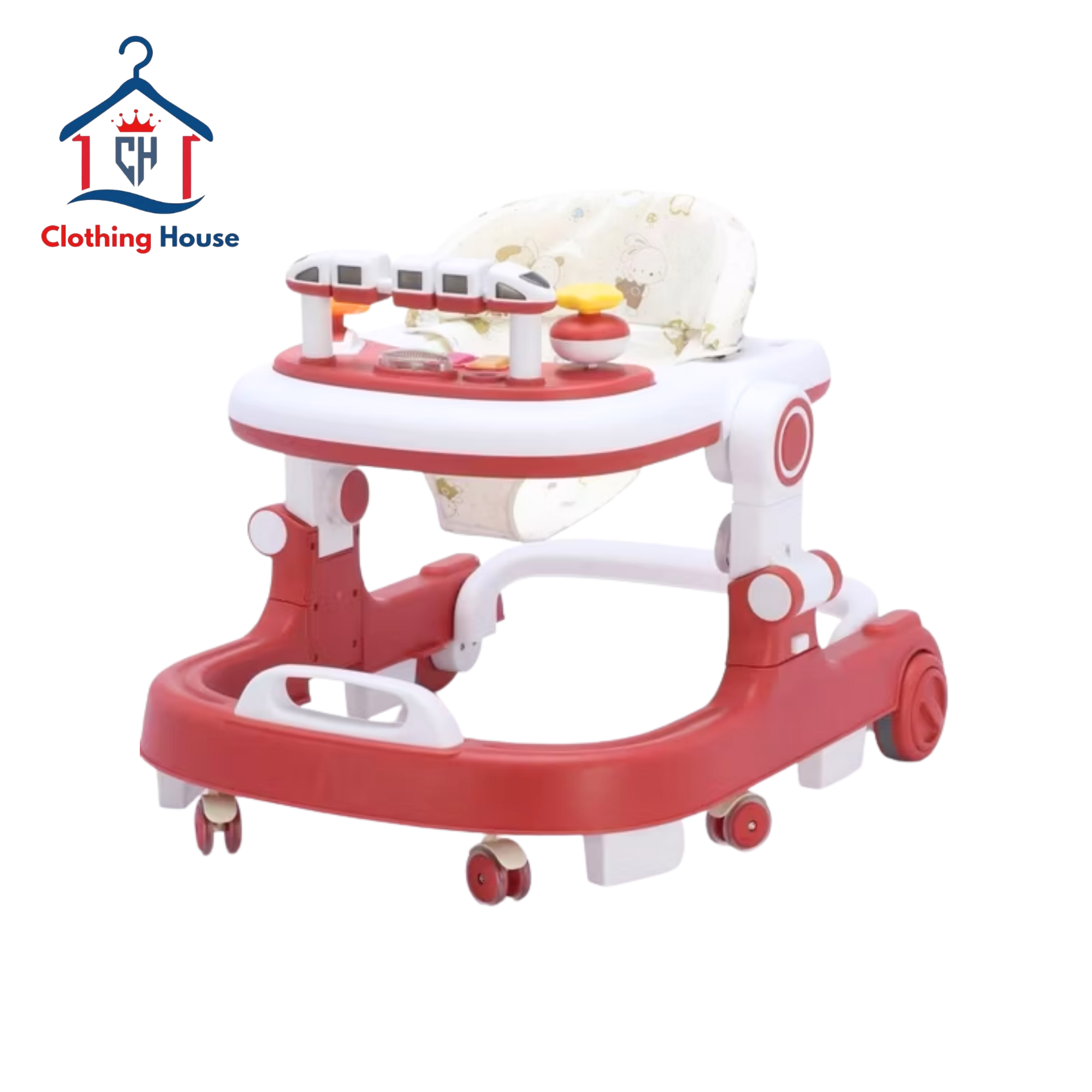 Newly Designed Baby Walker/Seat with Three Level Adjustment/Foldable/with Toy Tray/Multi-Color Walker