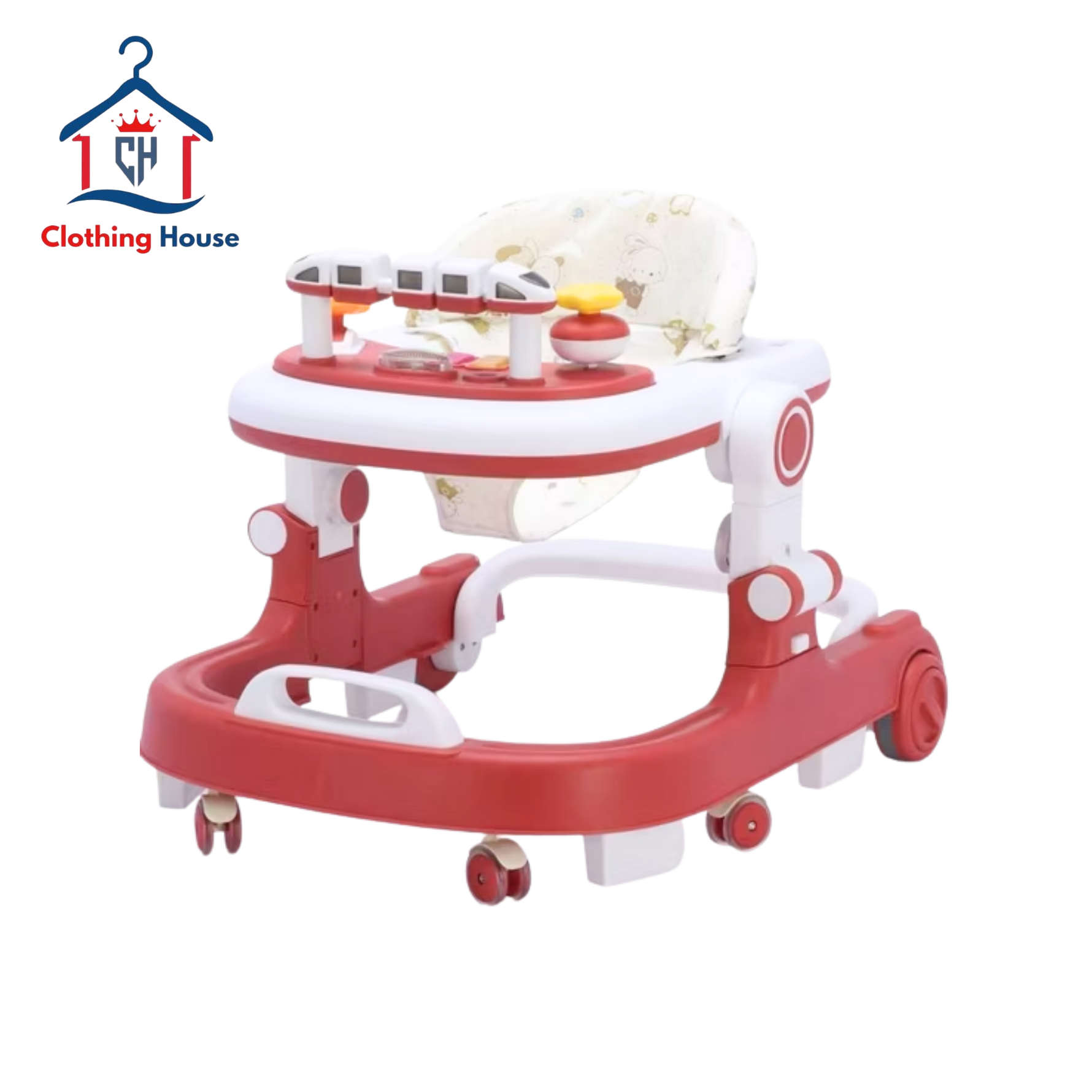 Newly Designed Baby Walker/Seat with Three Level Adjustment/Foldable/with Toy Tray/Multi-Color Walker