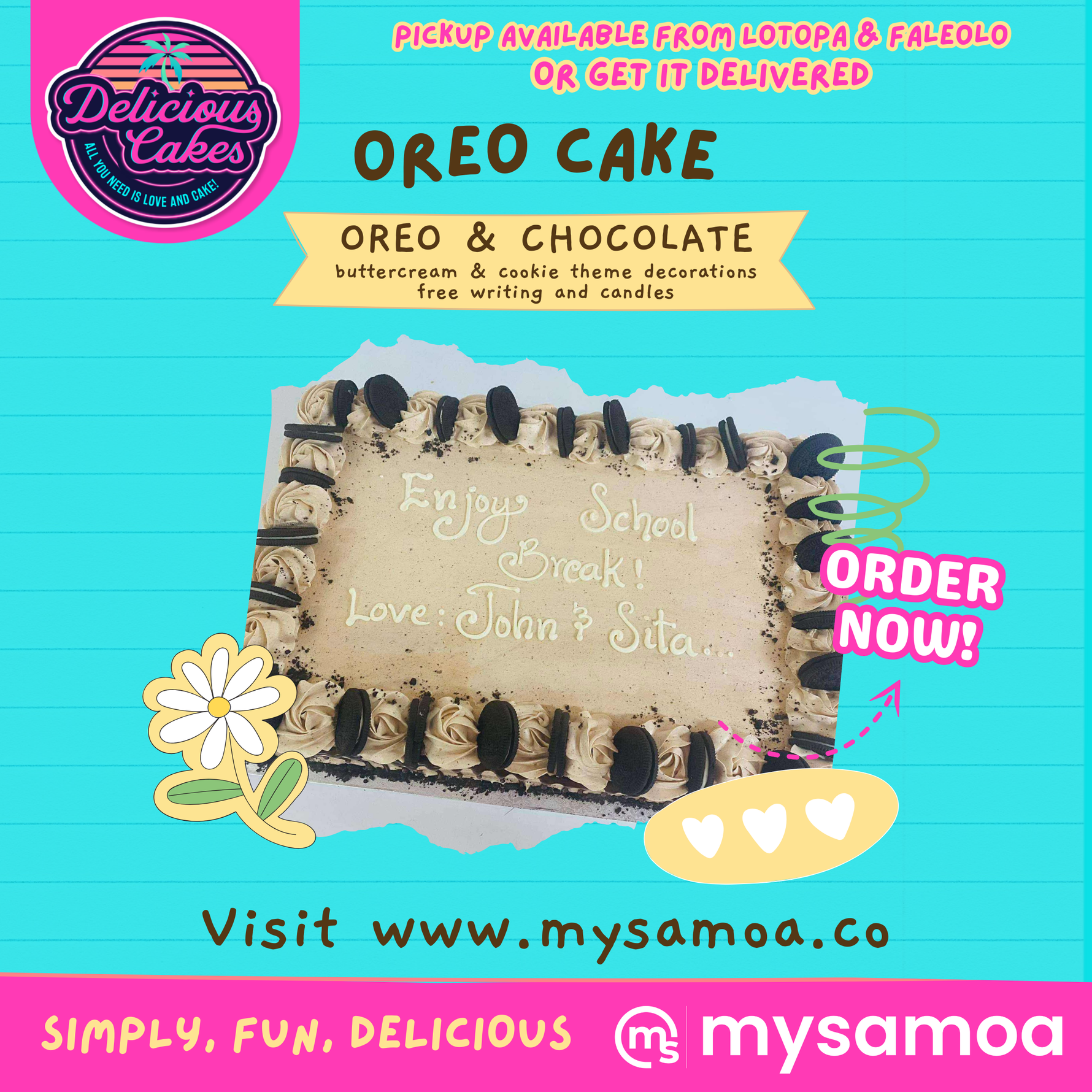 Oreo Cake (One Size Only)