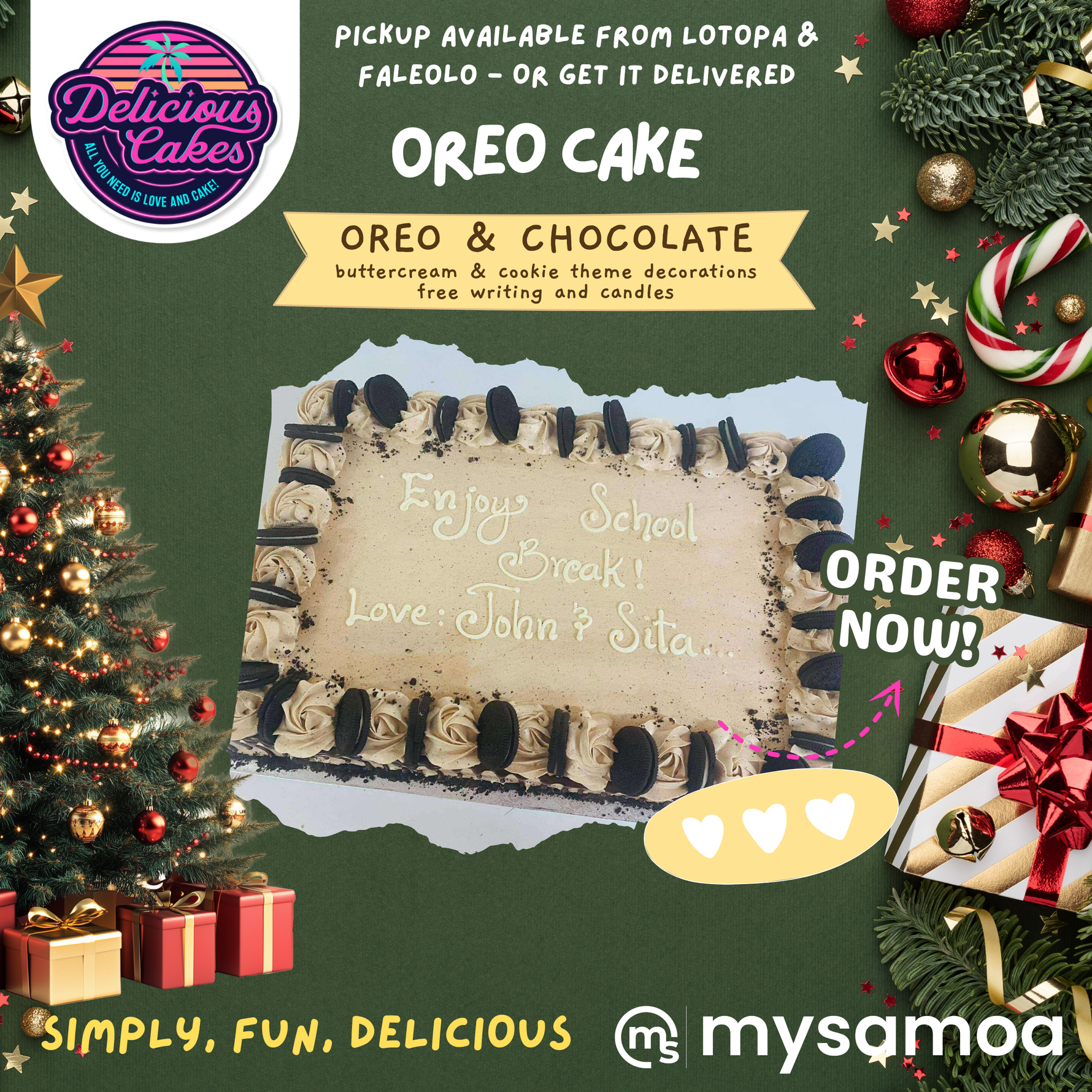 Oreo Cake (One Size Only)