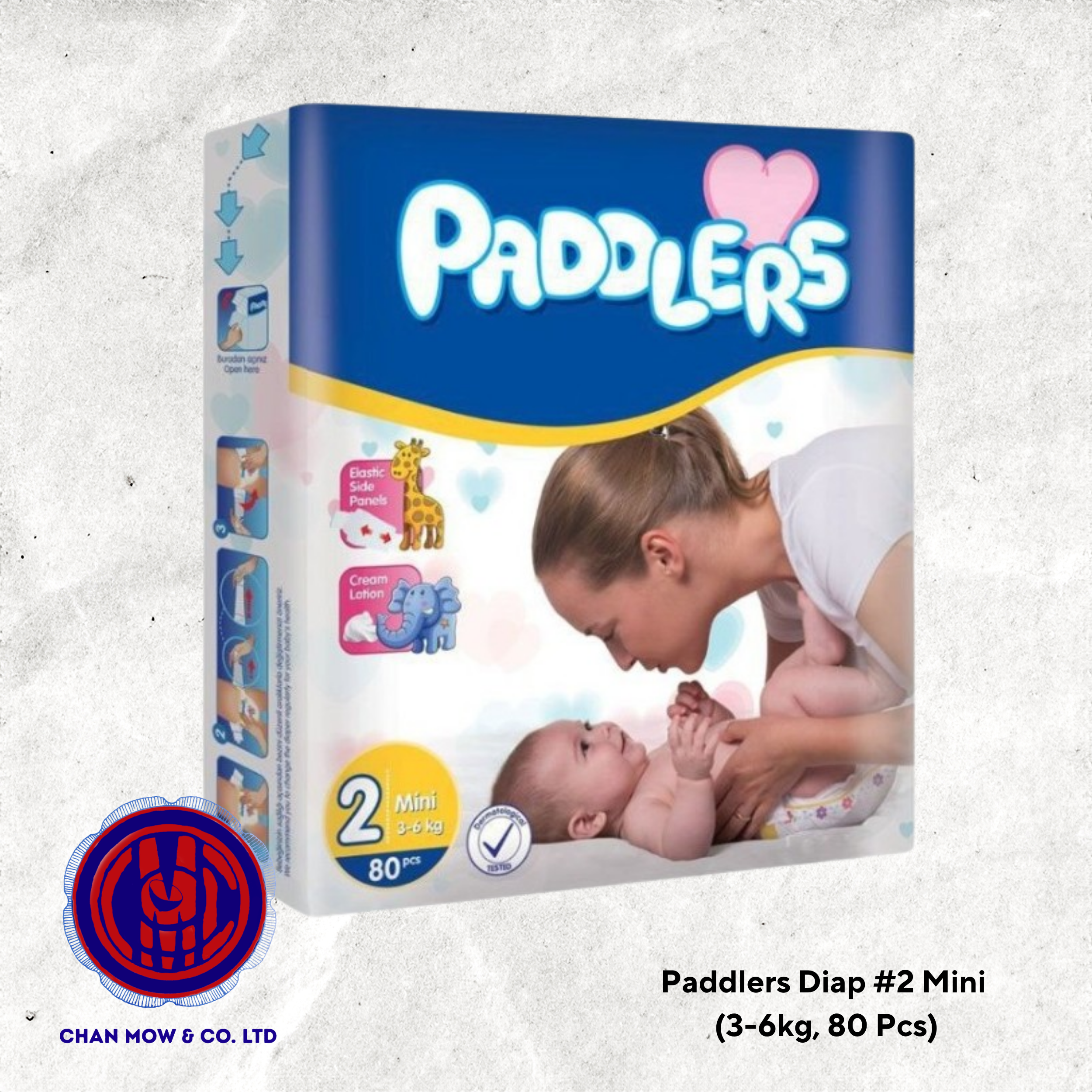 Paddlers Diap #2 Mini (3-6kg, 80 Pcs)