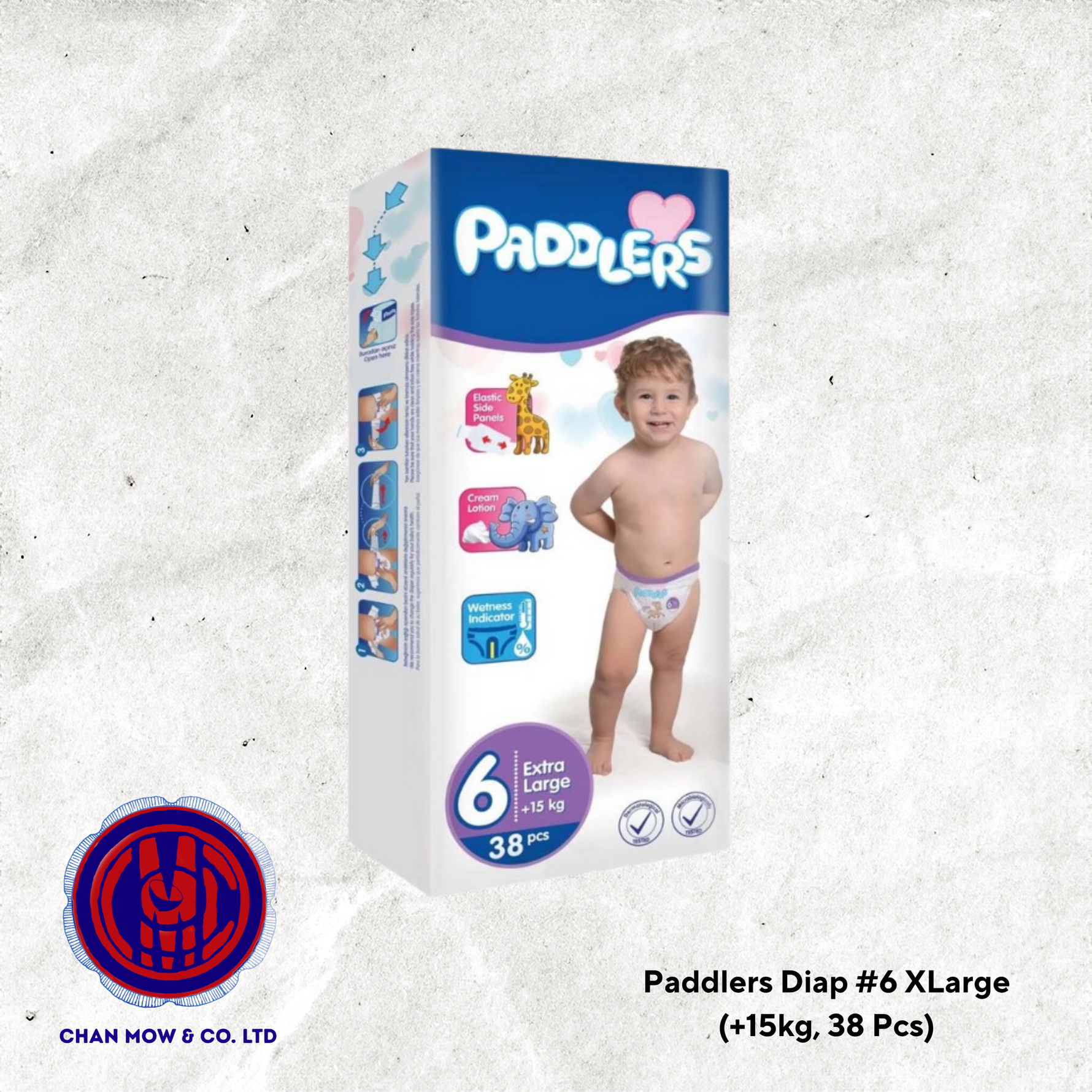 Paddlers Diap #6 XLarge (+15kg, 38 Pcs)