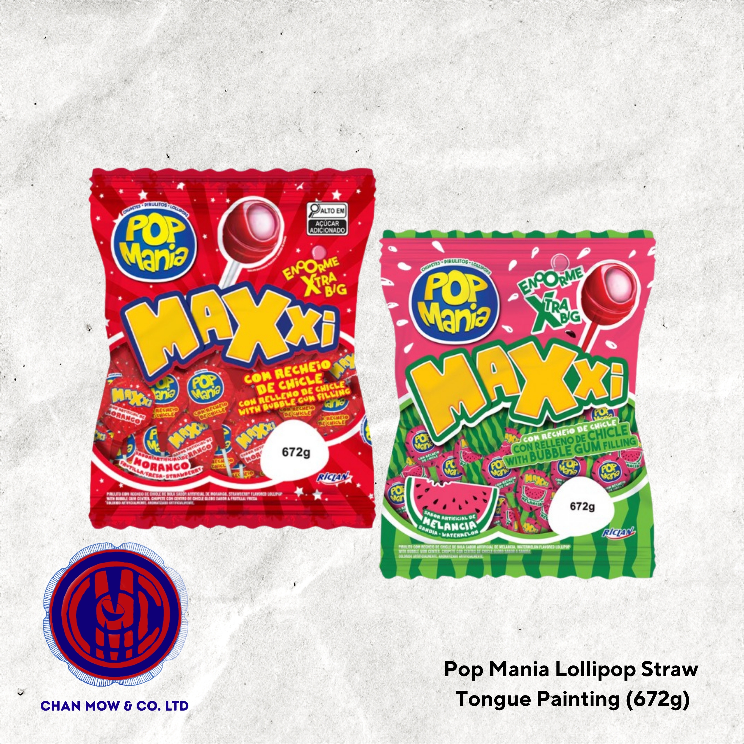 Pop Mania Lollipop Straw Tongue Painting (672g)