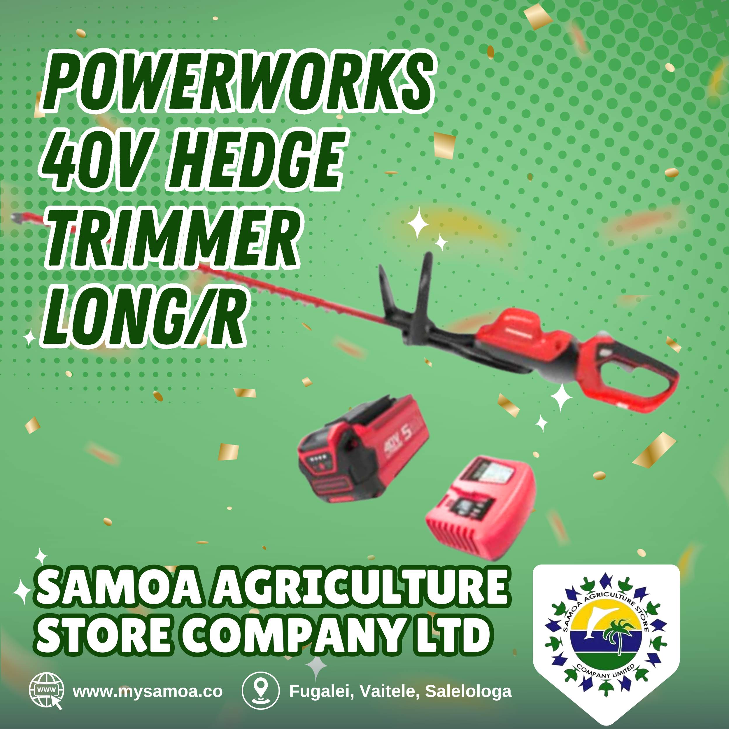 Powerworks 40V Hedge Trimmer long/R