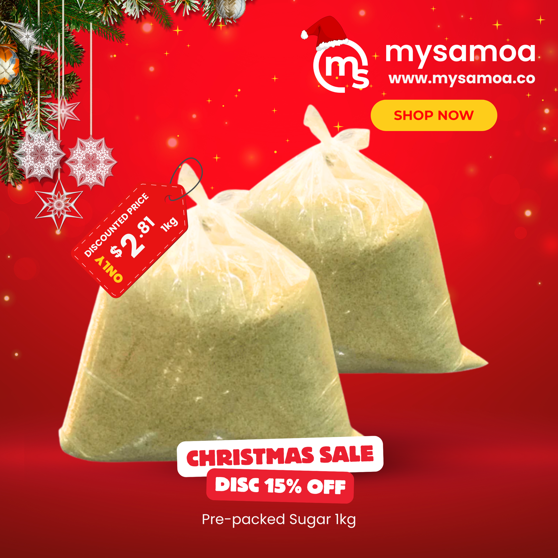 Pre-packed Sugar 1kg