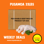 Chicken Leg Quarters 33lbs/15kg (Pusamoa) Frankie Supermarket