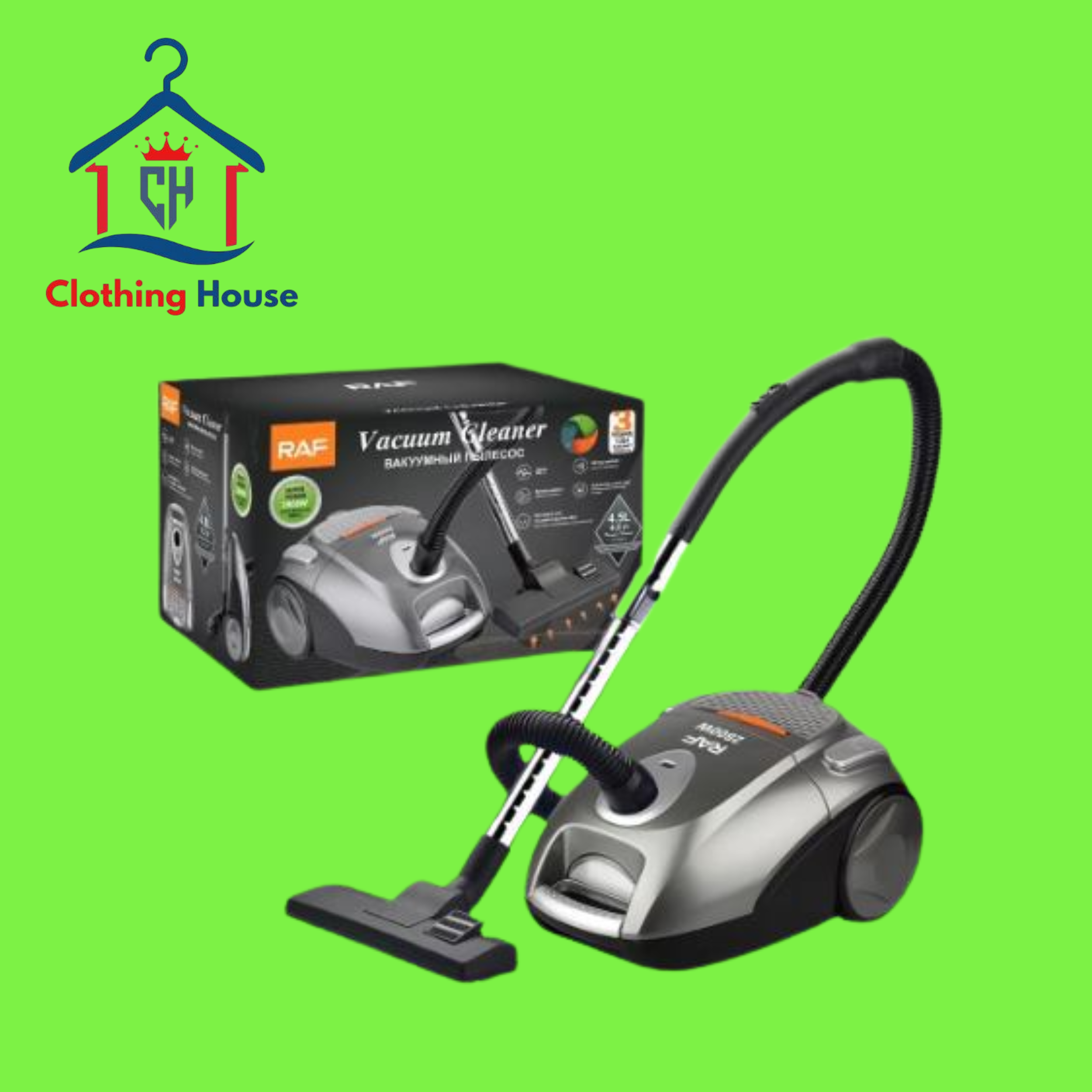 RAF 2 IN 1 Vacuum Cleaner Dry Vacuum Cleaner (Grey)