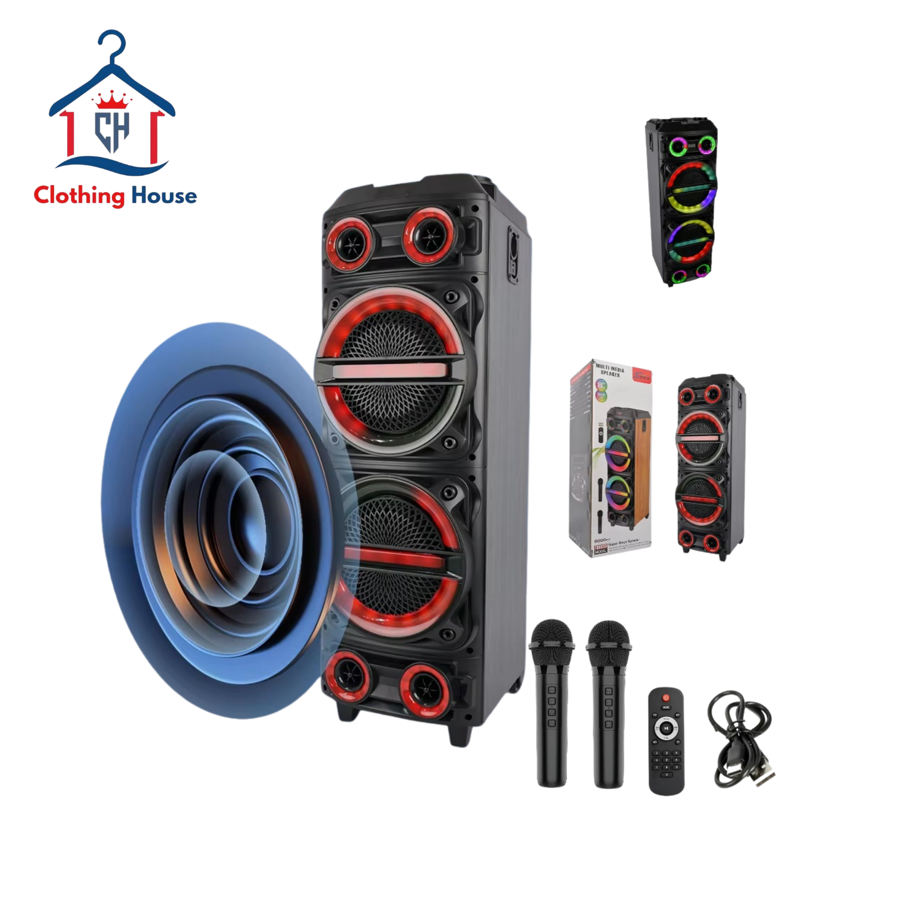 SING-E ZQS12201 Wireless BT Party Speaker