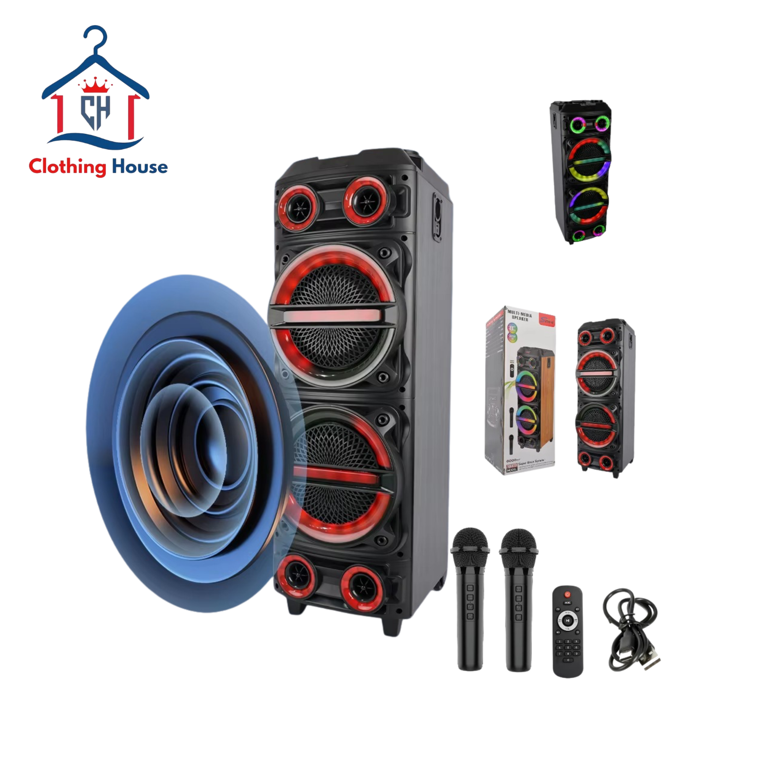 SING-E ZQS12201 Wireless BT Party Speaker