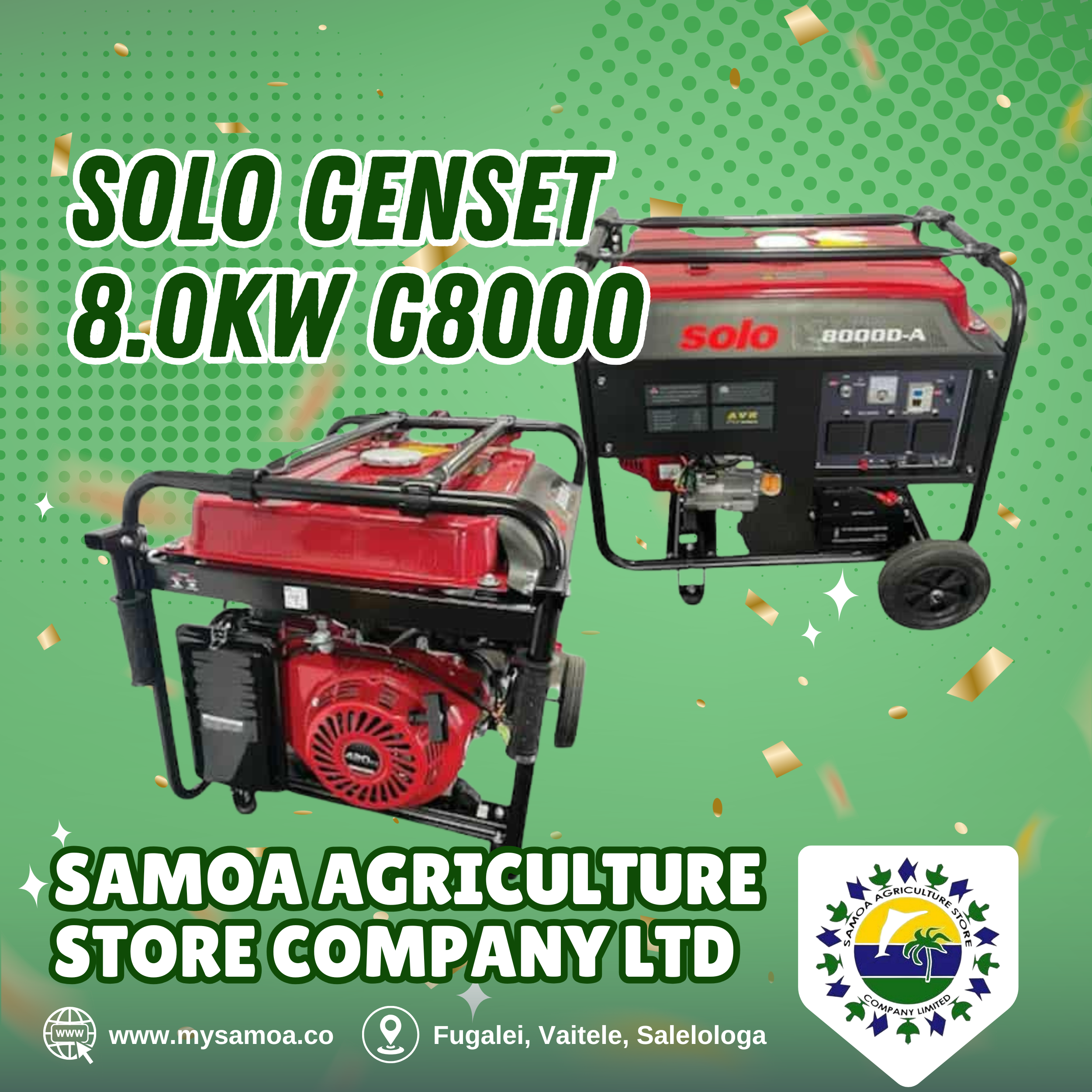 SOLO Genset 8.0kw G8000