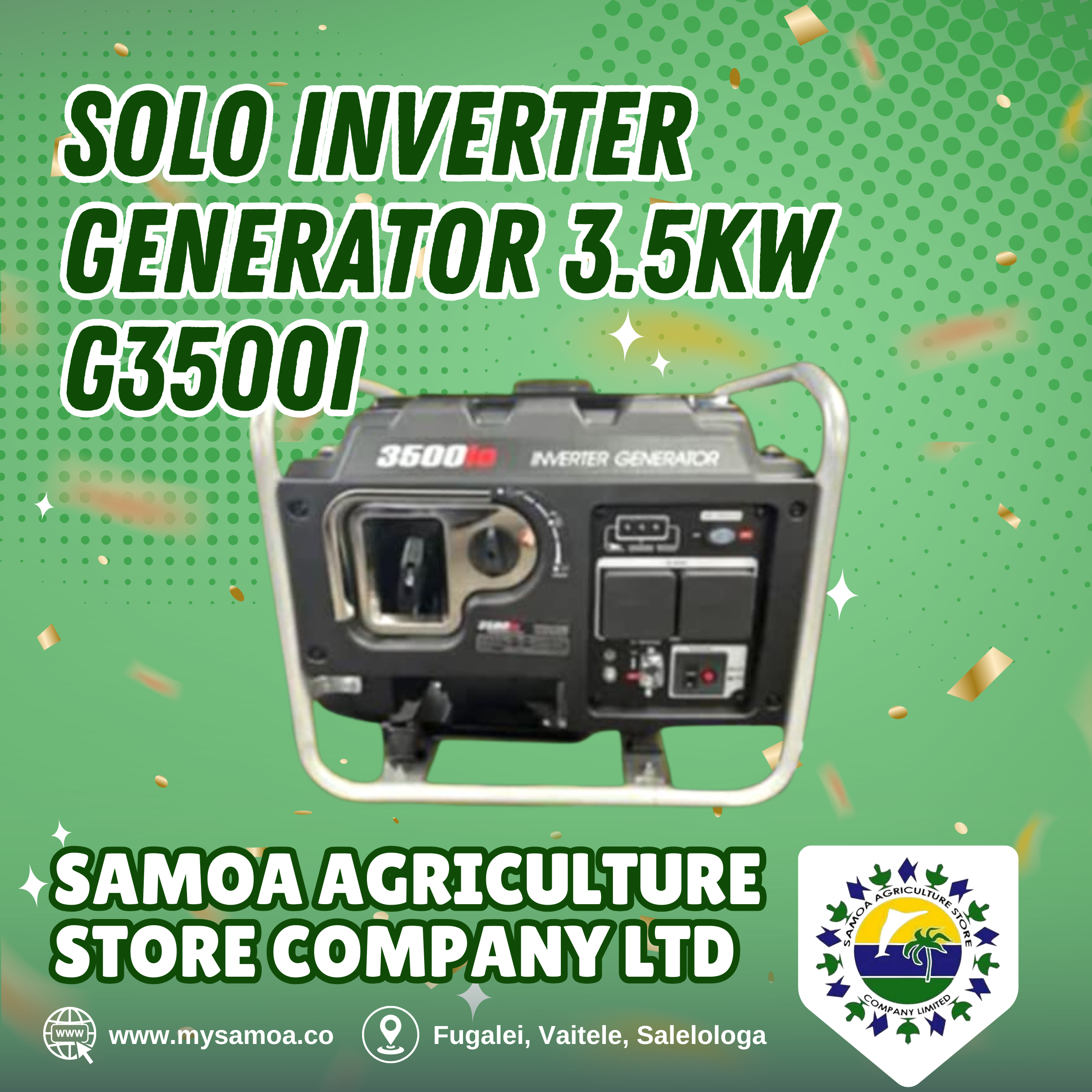 SOLO Inverter Generator 3.5kw G3500i