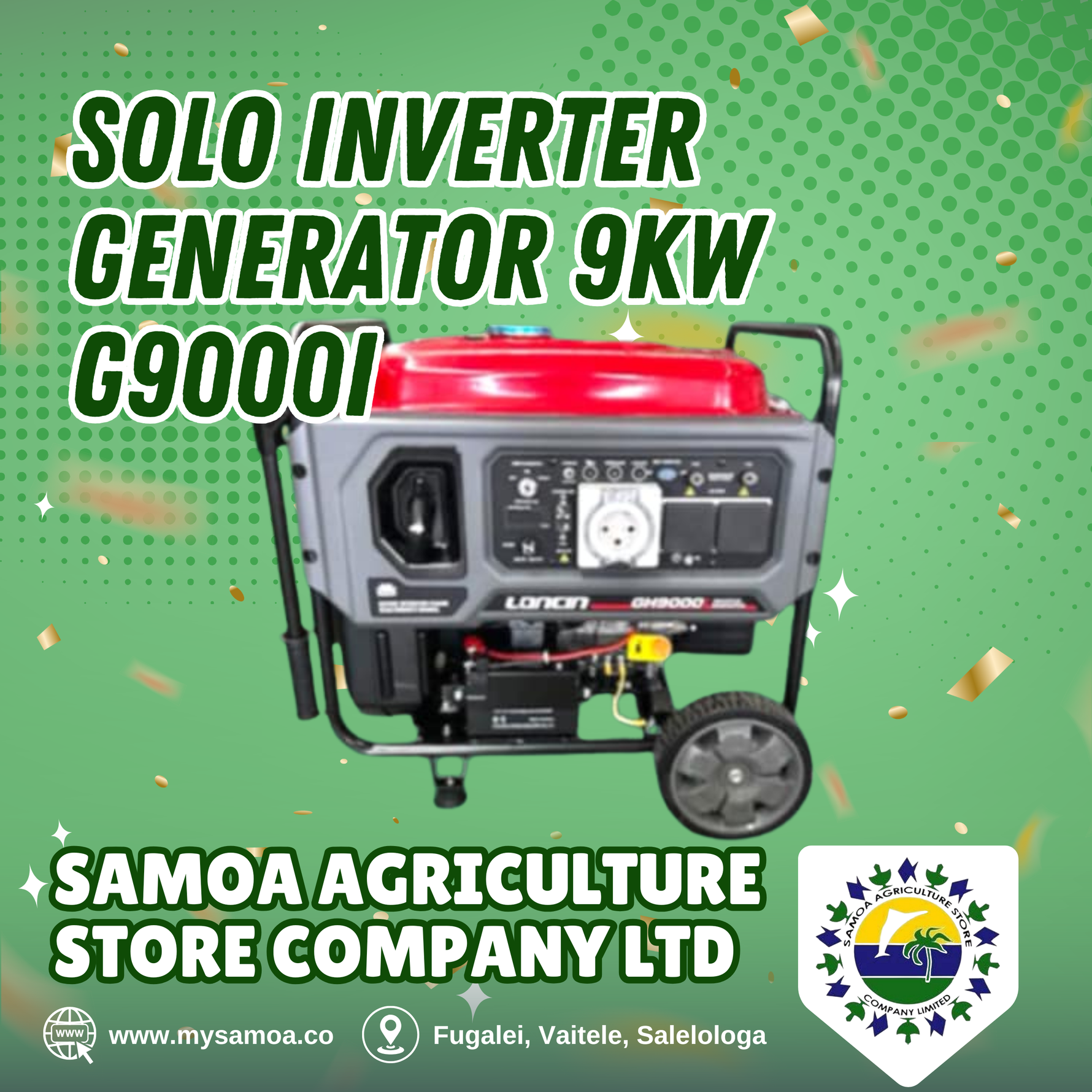 SOLO Inverter Generator 9kw G9000i
