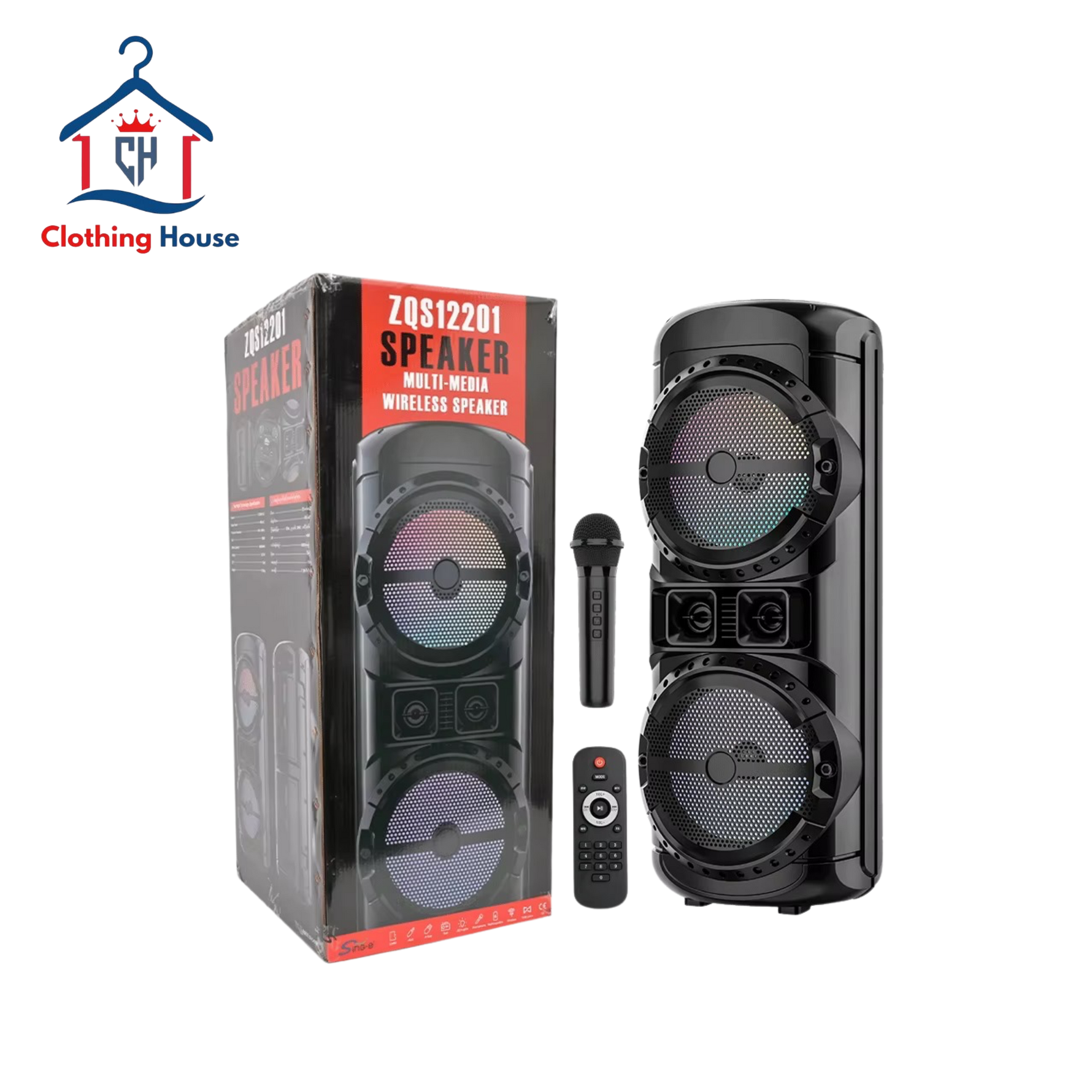 SING-E ZQS12201 Wireless BT Party Speaker