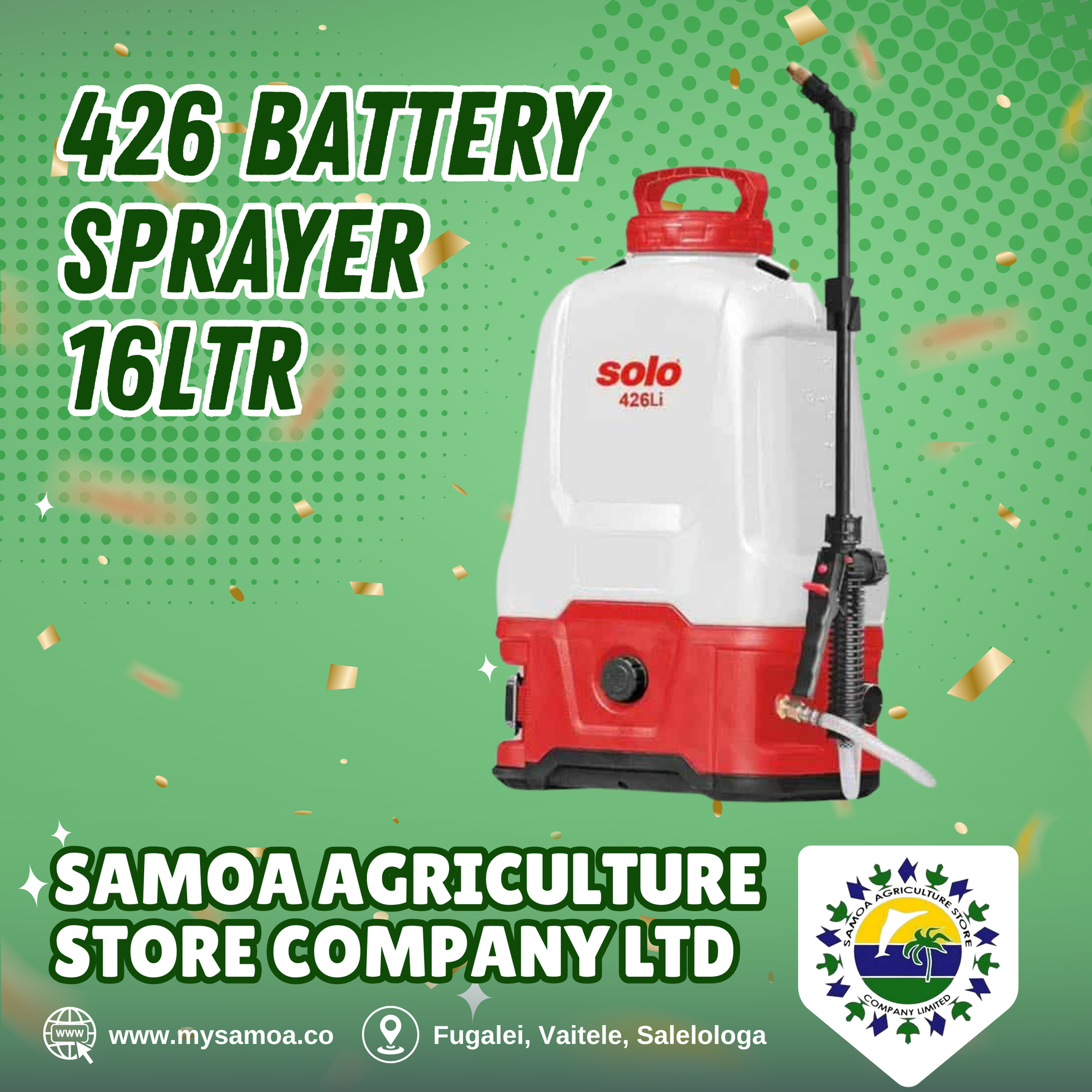 426 Battery Sprayer 16ltr