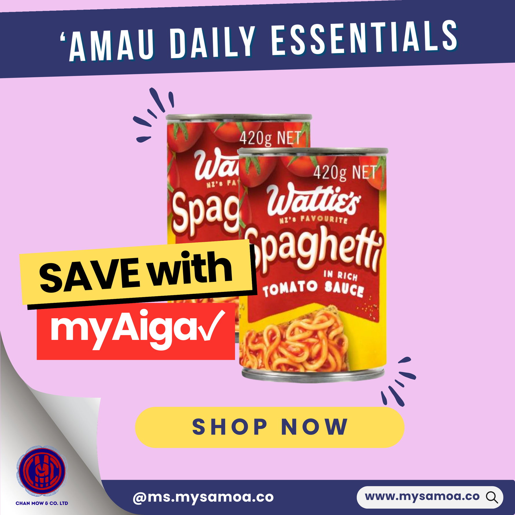 Watties Spaghetti 420g