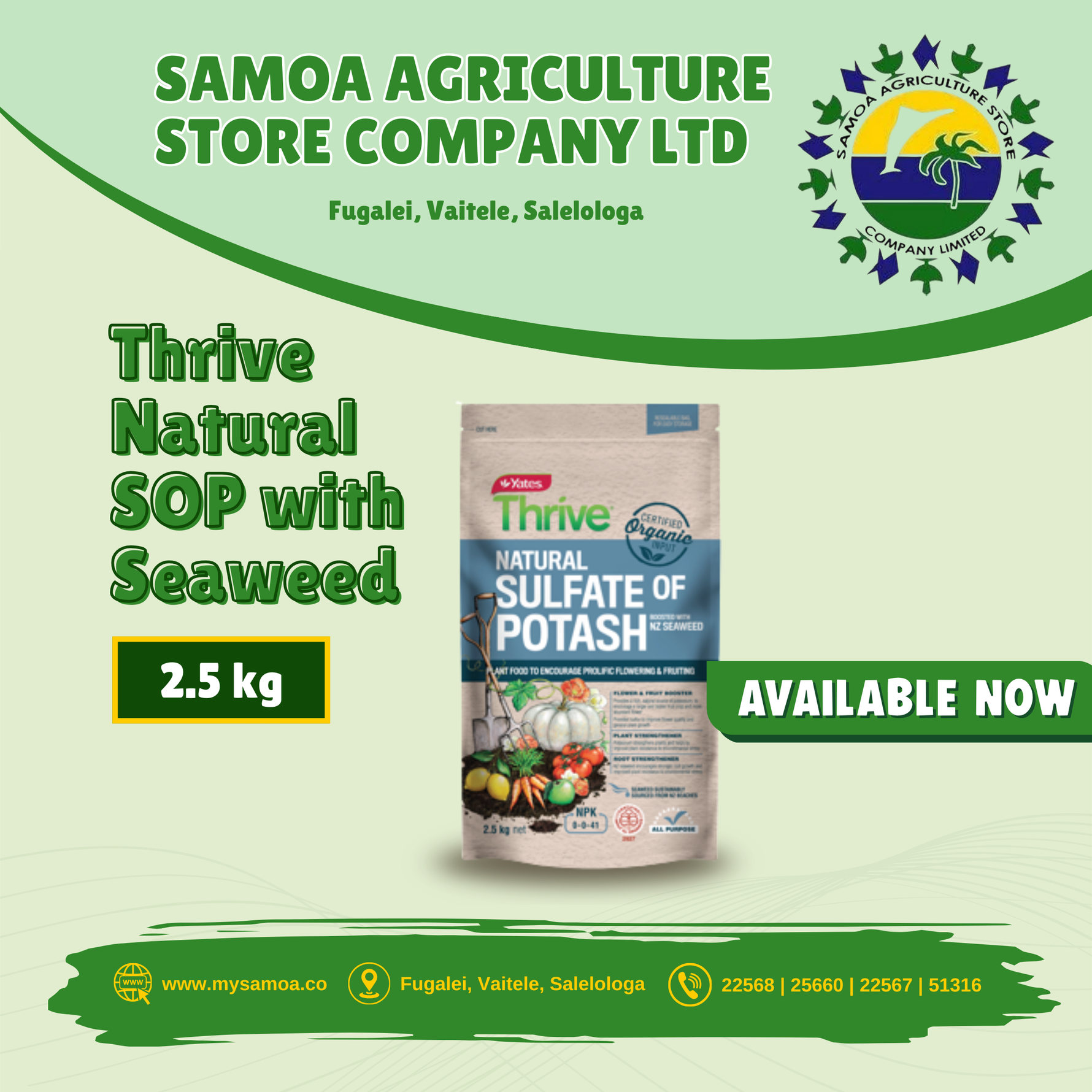 Thrive Natural SOP with Seaweed 2.5kg