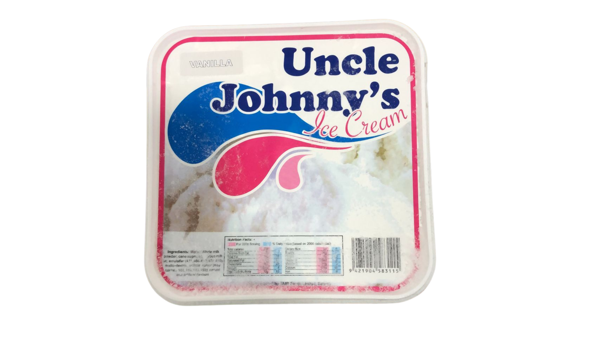 Uncle Johnny's Vanilla 2ltr