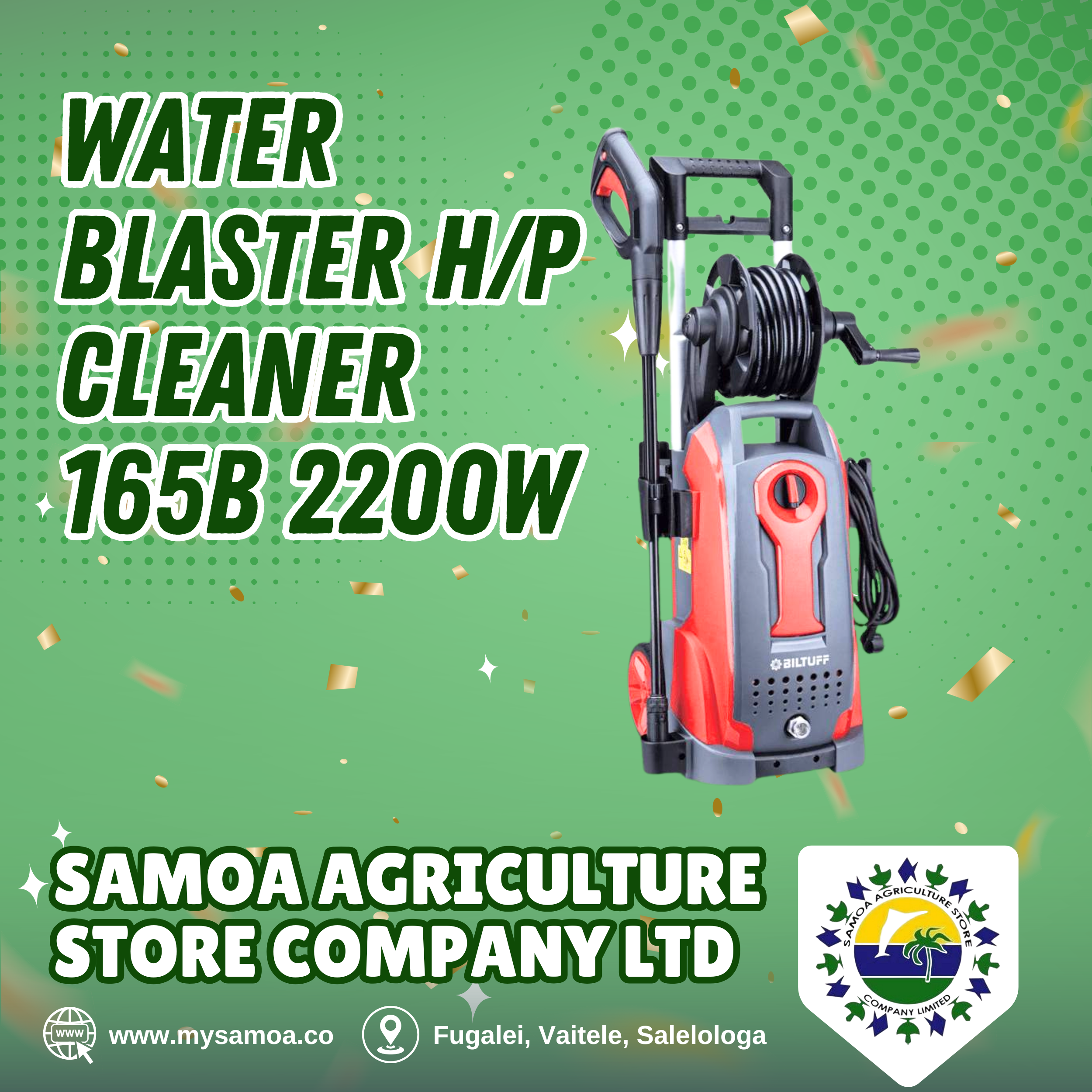 Water Blaster H/P Cleaner 165B 2200W