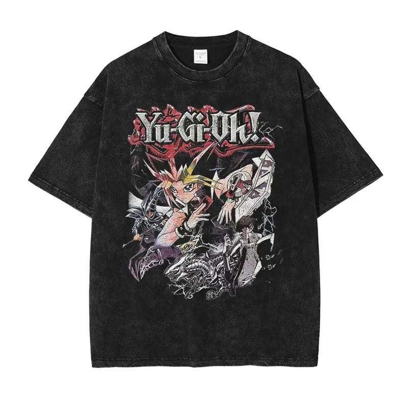 Acid Wash Vintage style Anime 4xl