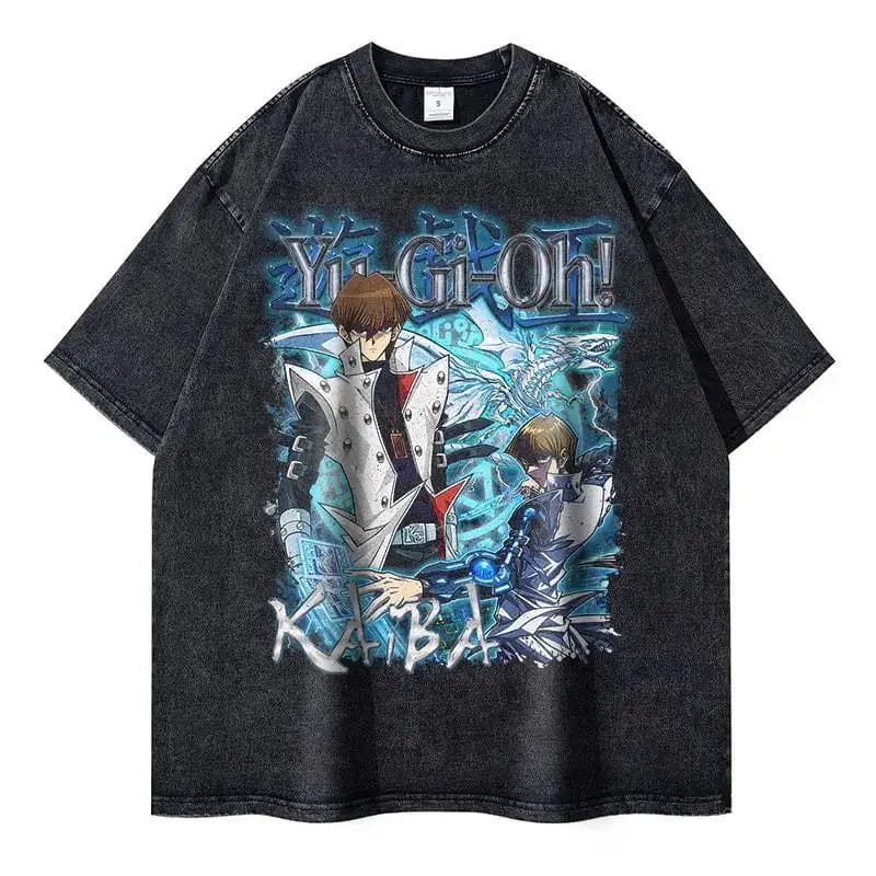 Acid Wash Vintage style Anime 4xl  Yu Gi Oh!