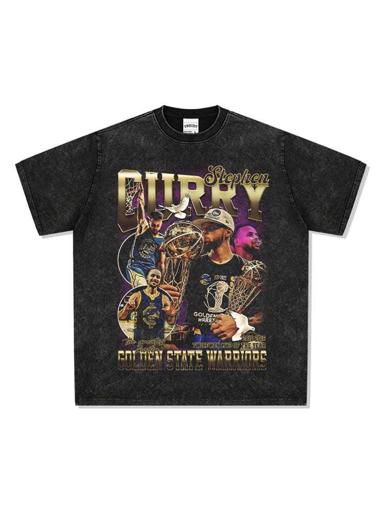 Acid Wash Vintage style 4xl Stephen Curry