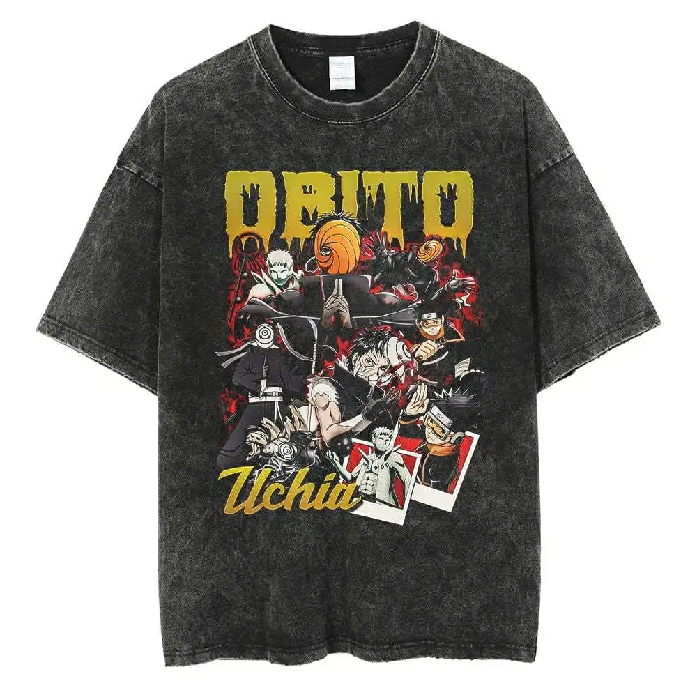 Acid Wash Anime style 4xl Uchia