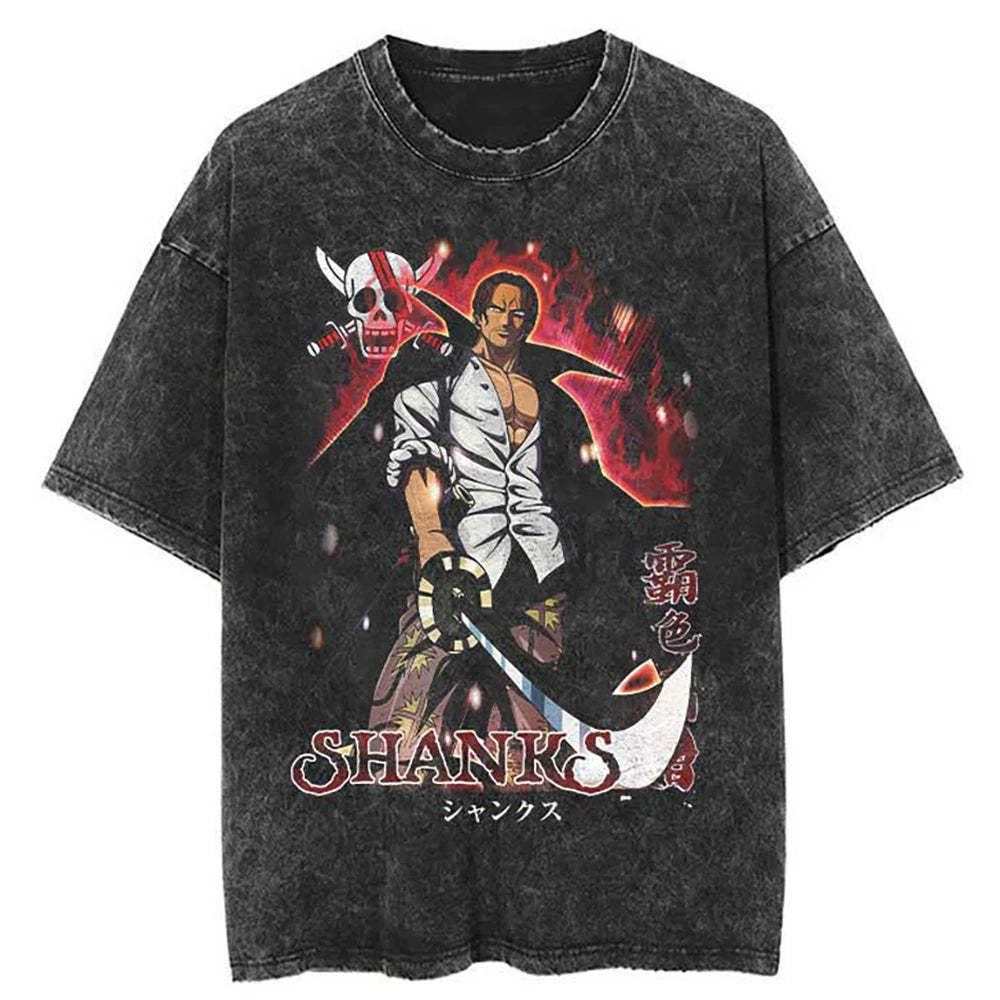 Acid Wash Anime style 4xl Shanks