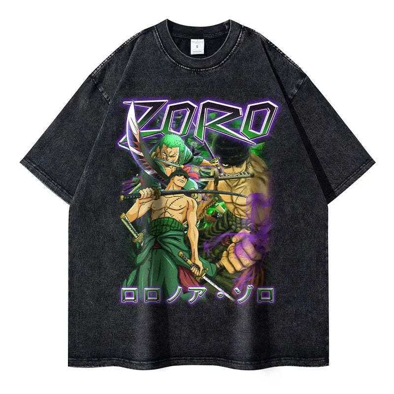 Acid Wash Anime style 4xl Zoro