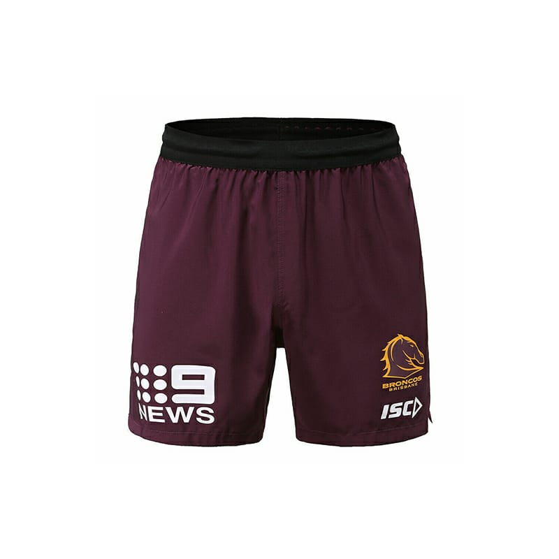 Brisbane Broncos NRL Mens Training Shorts XL, 3XL, 5XL