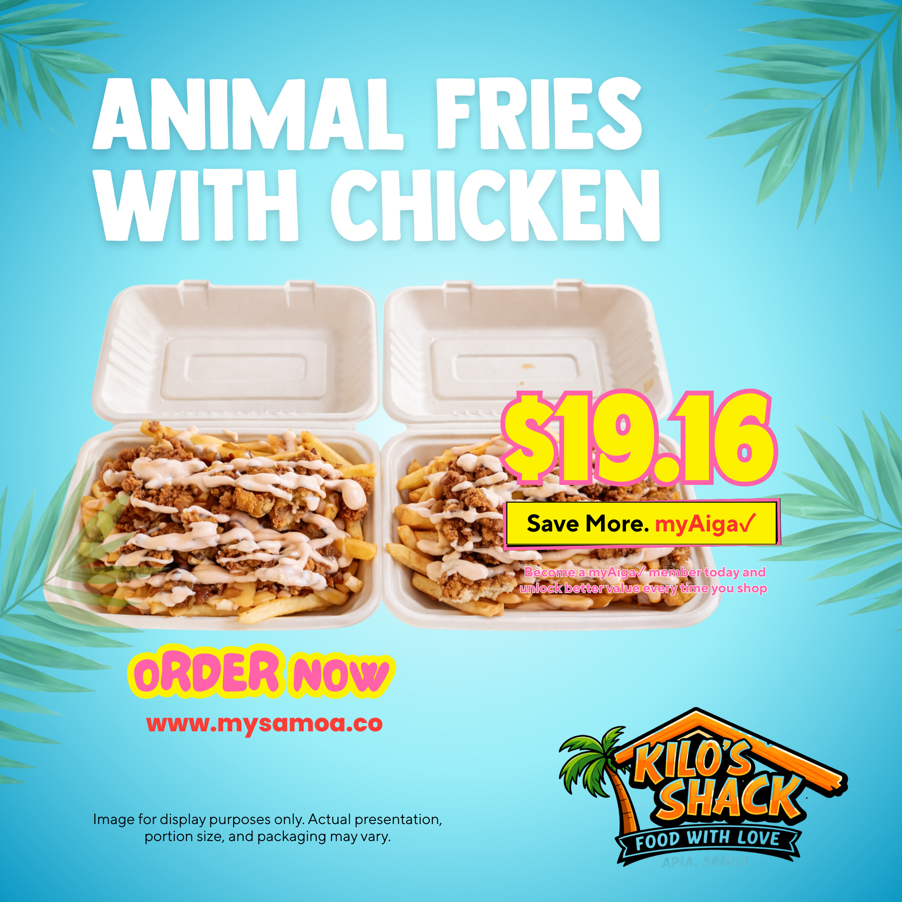 Animal Fries with Chicken - Pickup from Kilo Shack, Saleufi