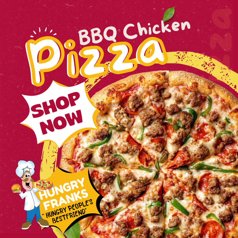 Medium Pizza - Hawaiian (Flavor by Choice) - Available at Frankie Vaitele, Frankie Mall, Frankie Utualii