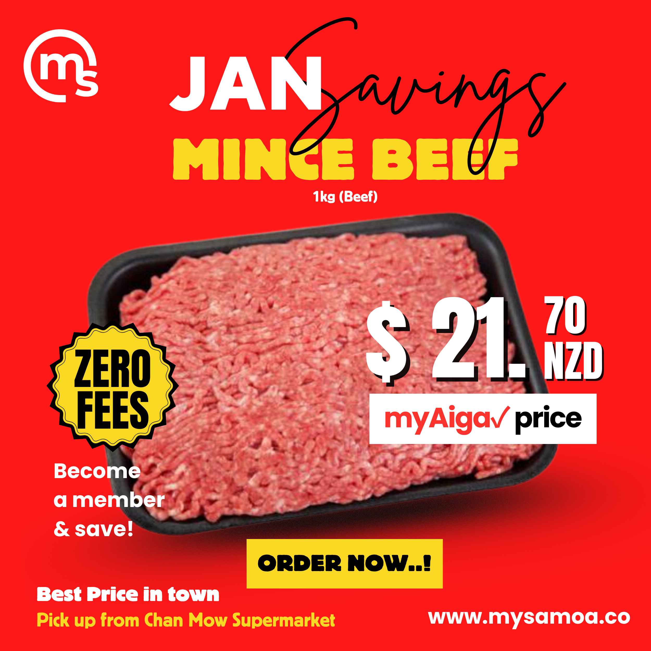 Mince beef 1kg