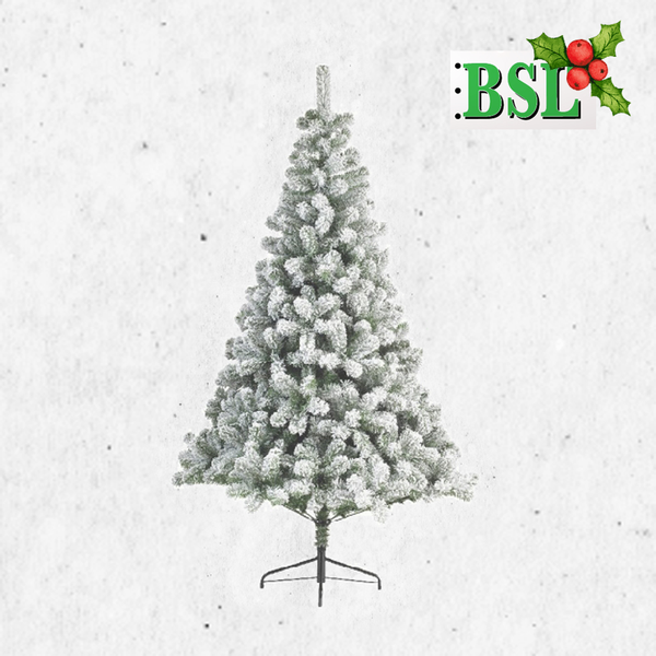 Snowy Christmas Tree 210cm Height