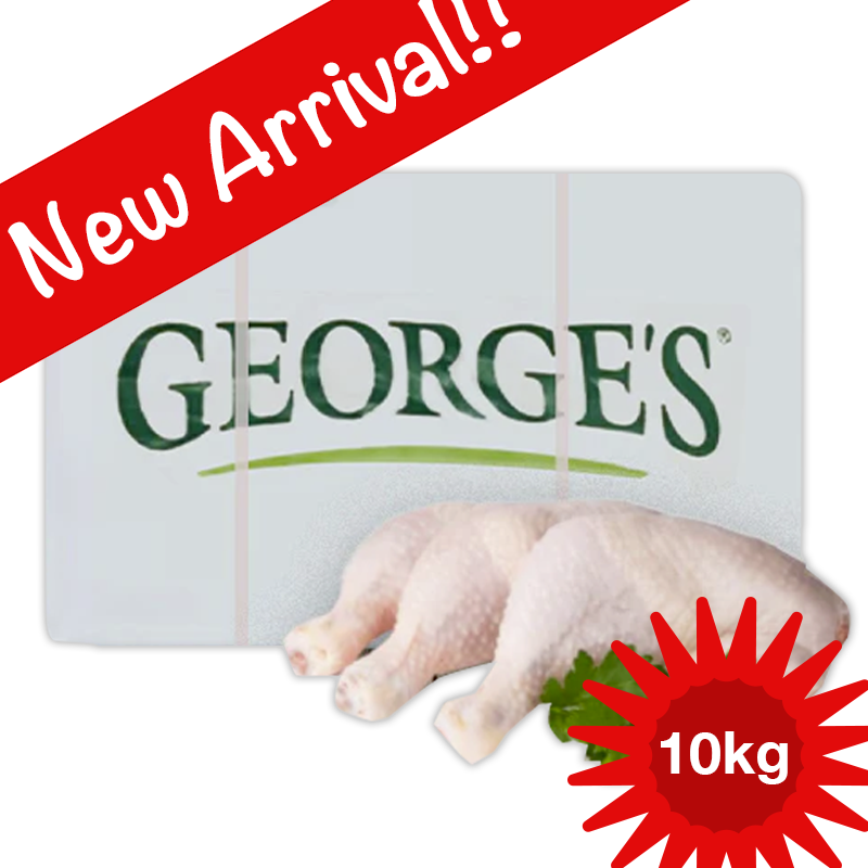George's All Natural Chicken Leg Quarters 10kg