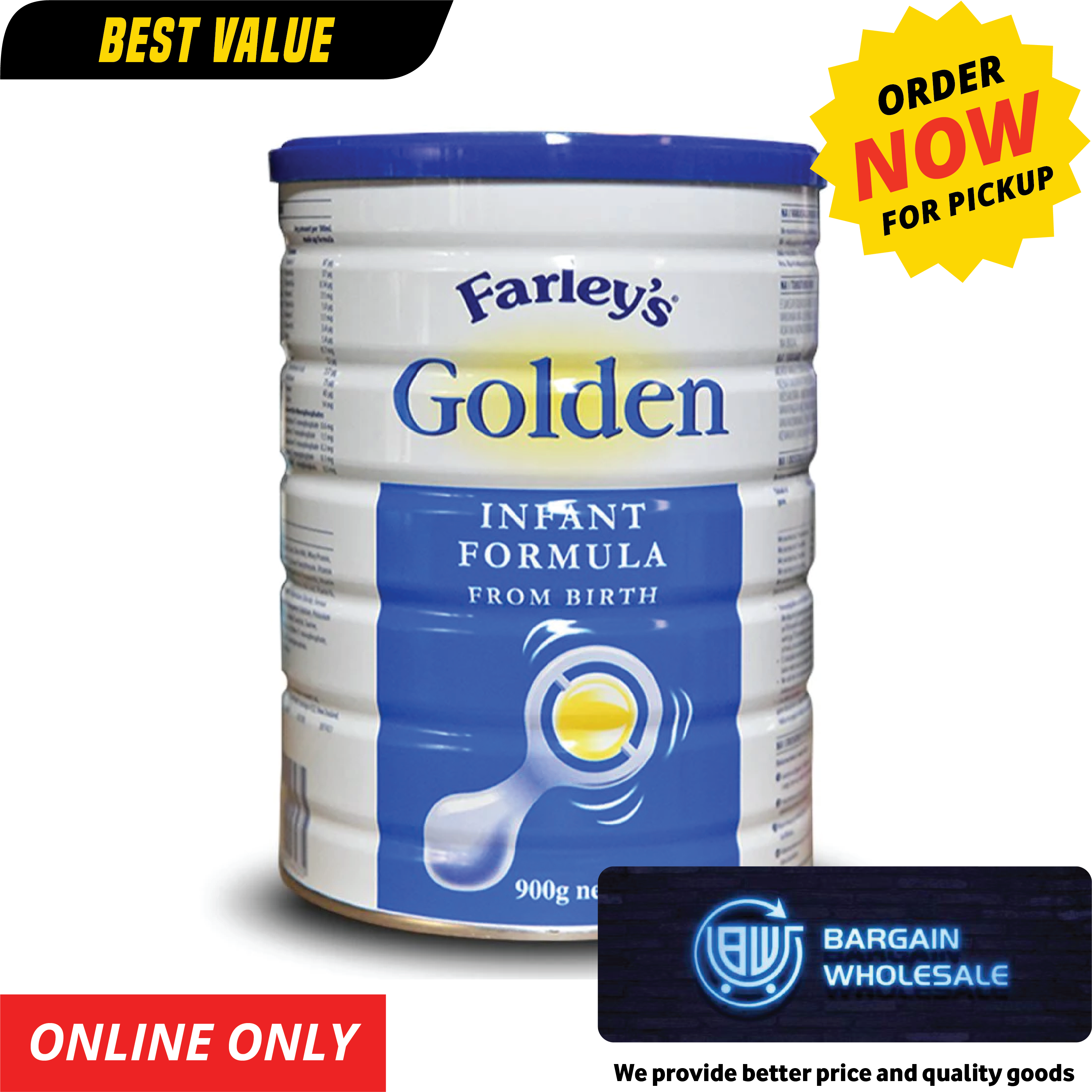 Farley's Golden Infant Formula 900g [ONLY AT TAUFUSI] "PICKUP FROM BARGAIN WHOLESALE" - My Samoa