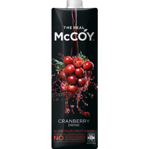 McCoy Juice Cranberry 1L