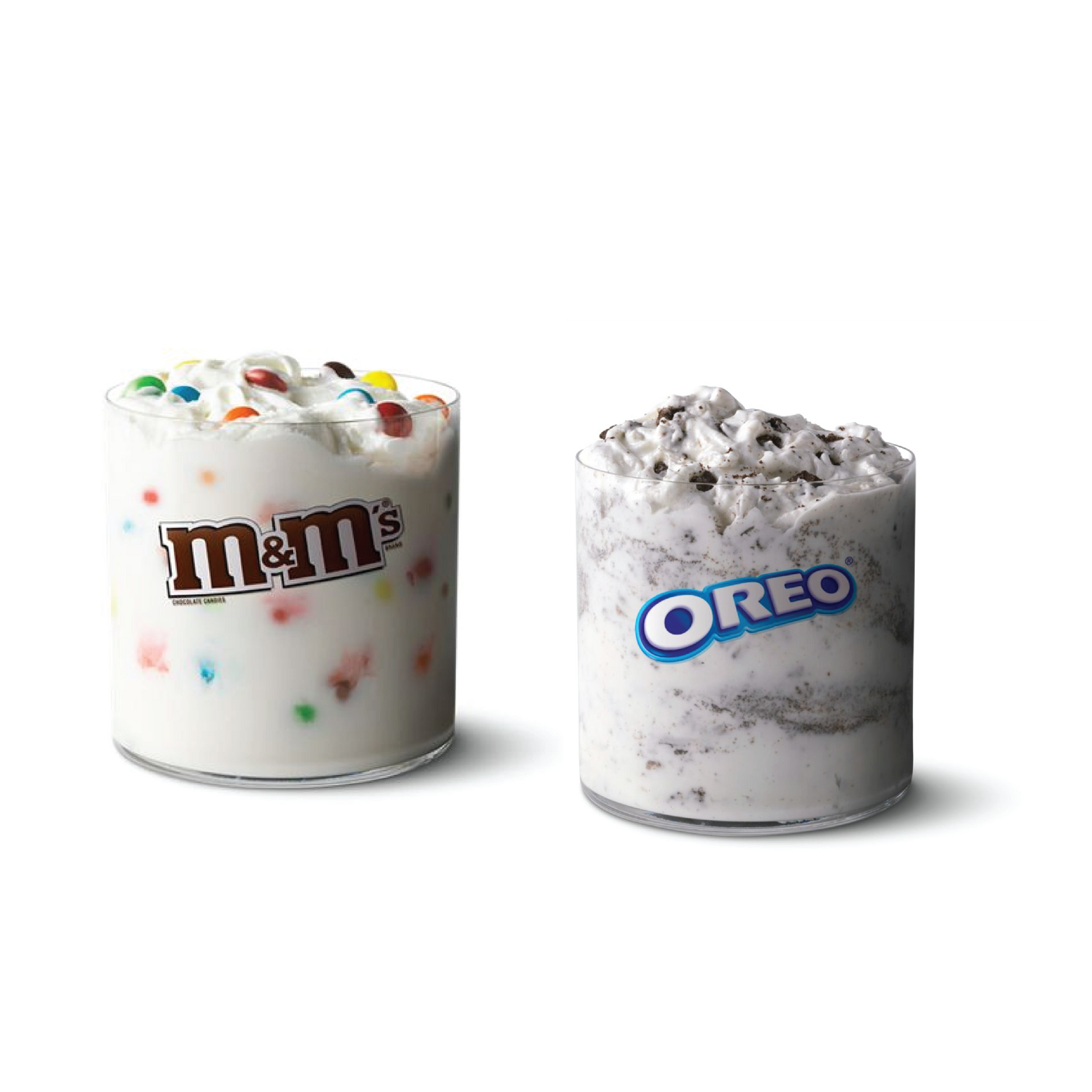 McFlurry - Flavours : Oreo and M&M