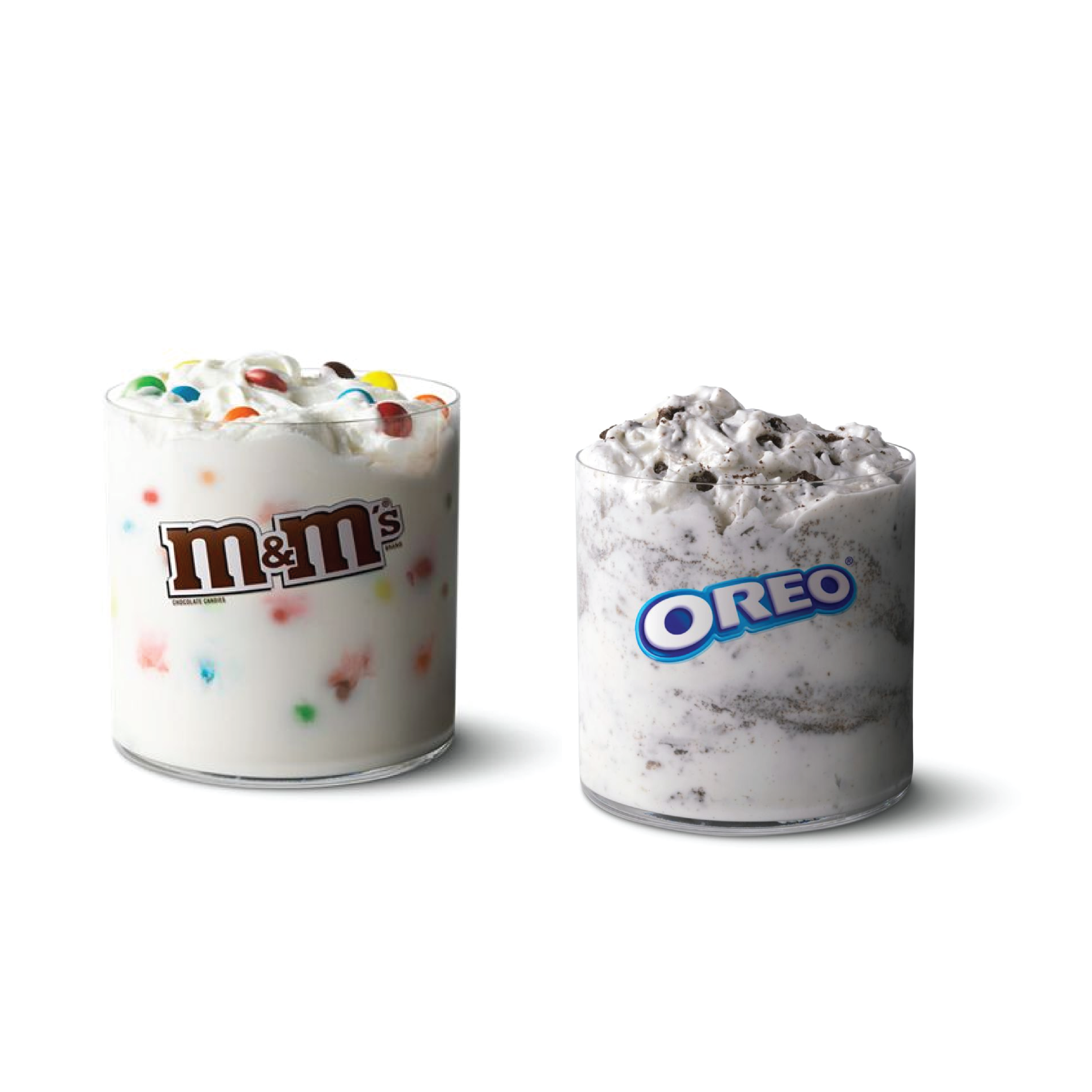 McFlurry - Flavours : Oreo and M&M