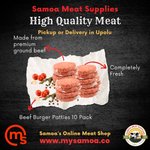 Beef Burger Patty 100g x 10 Pack