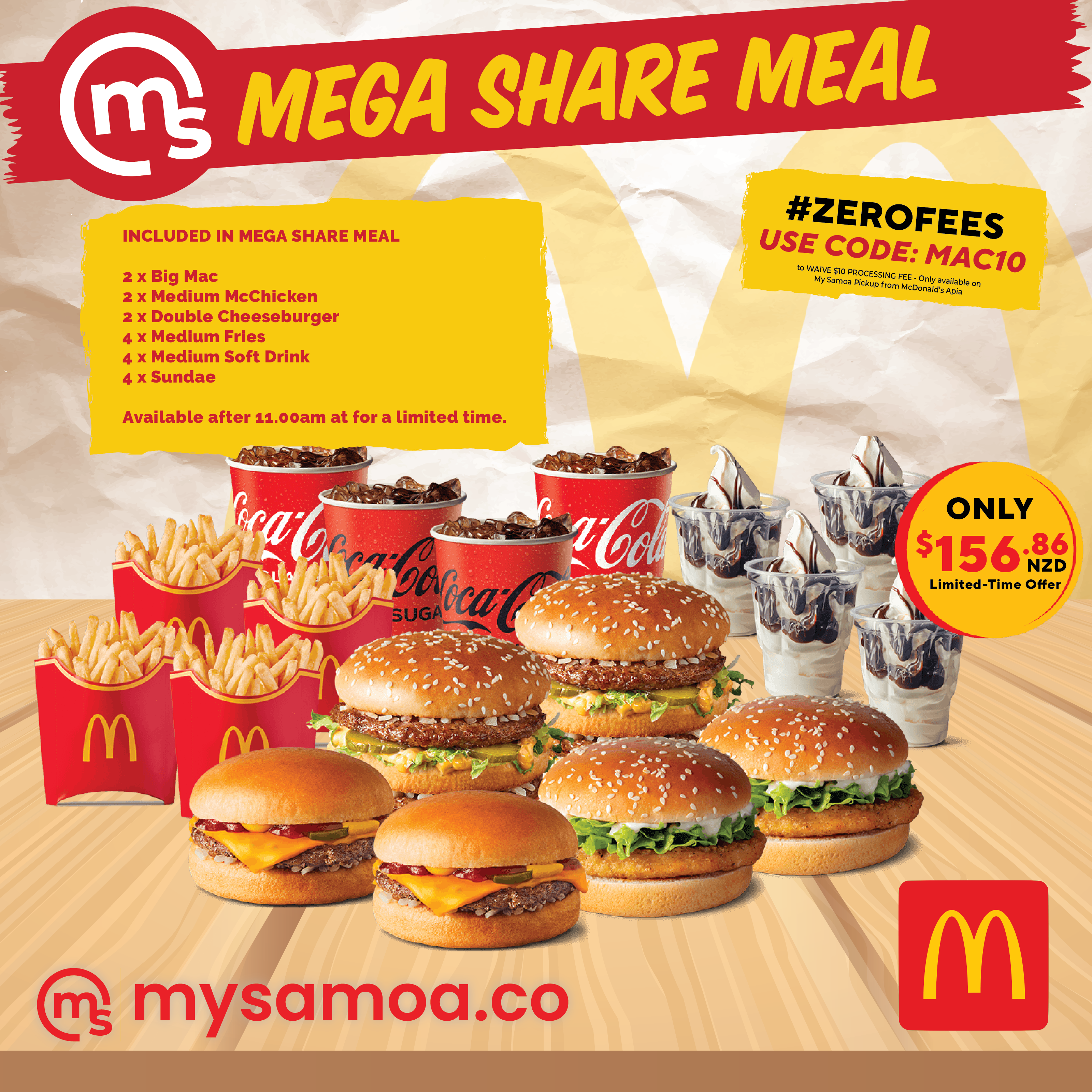 My Samoa Mega Share meal