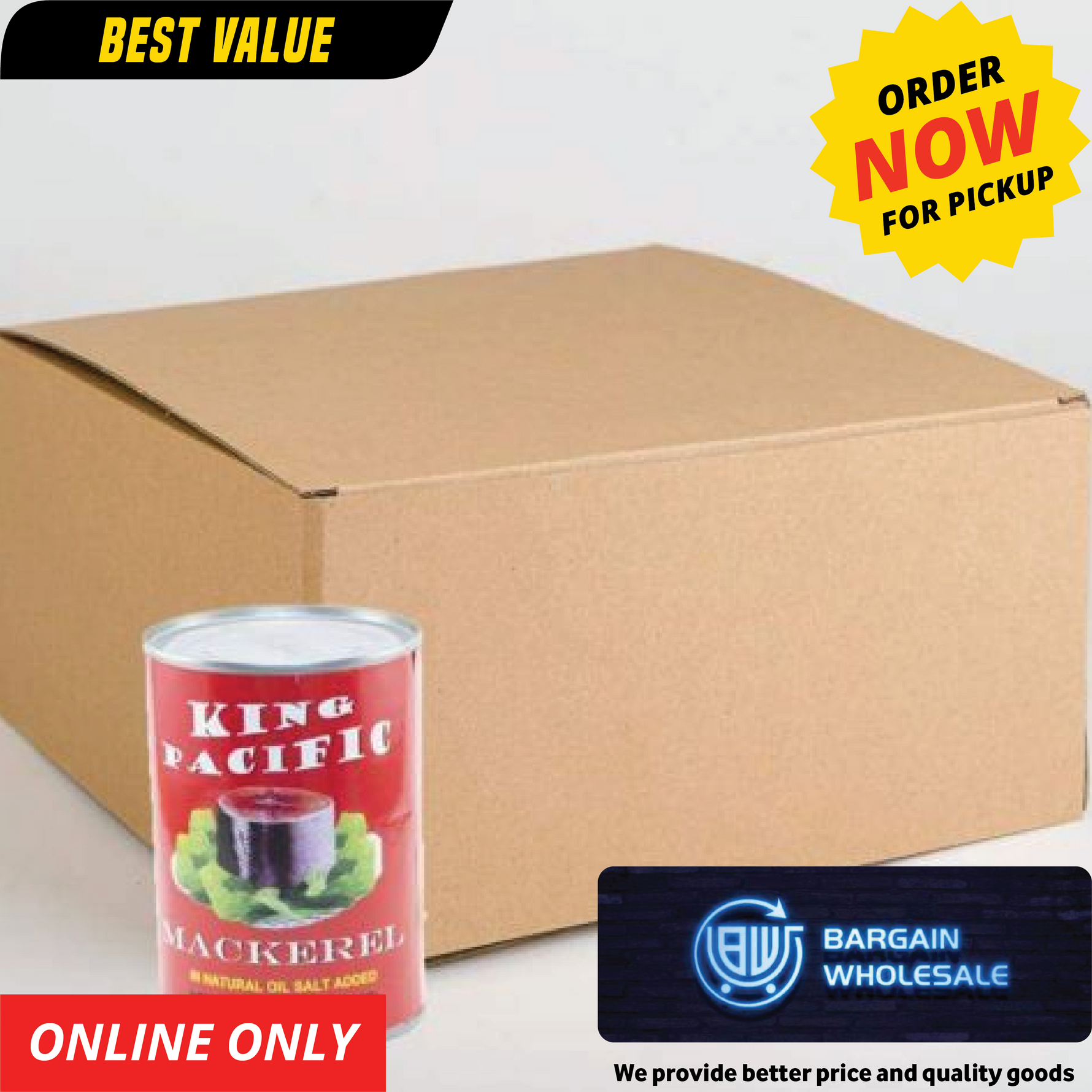 Ocean King Mackerel - 425g x 8 Pack