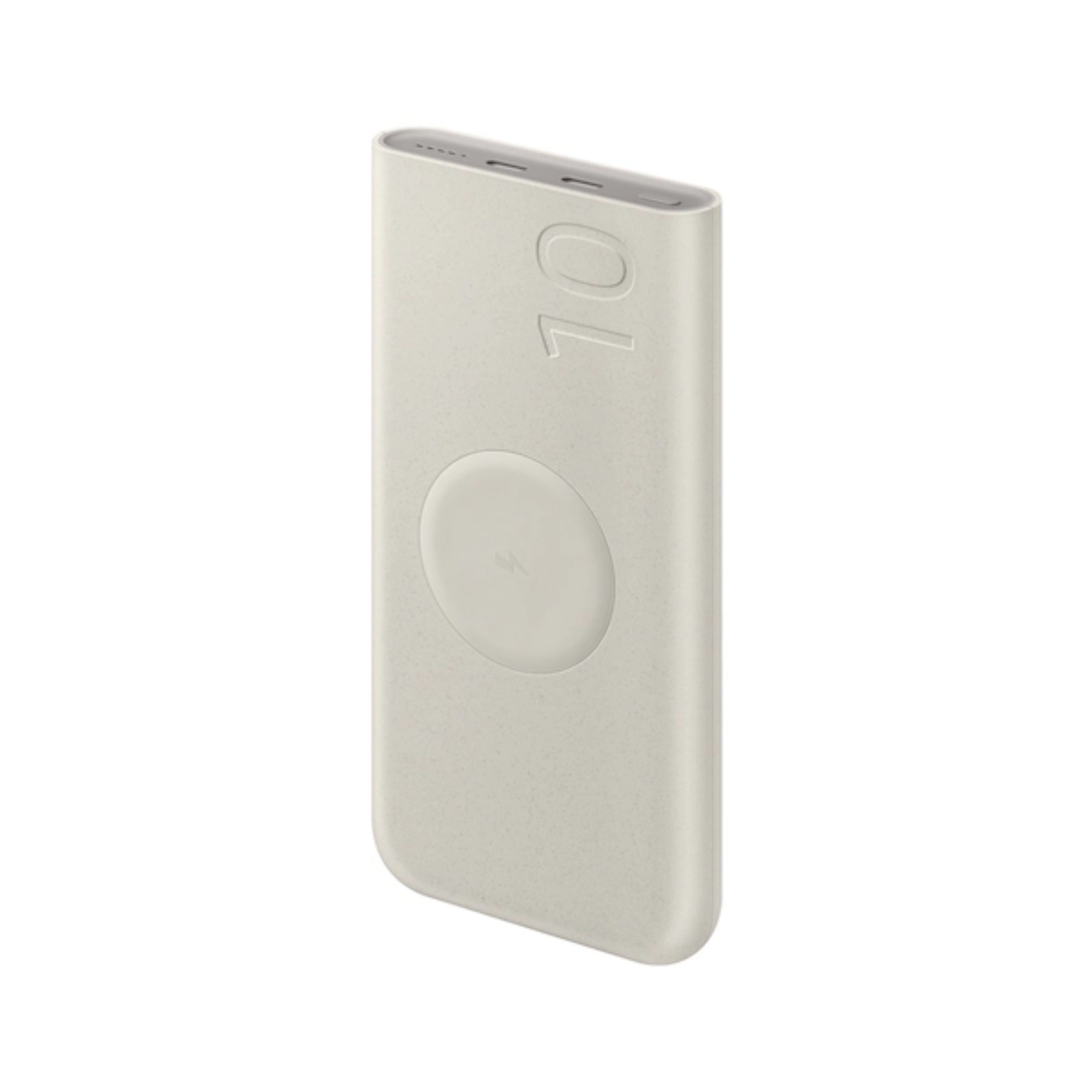 25W 10,000 mAh Wireless Battery Pack, Beige