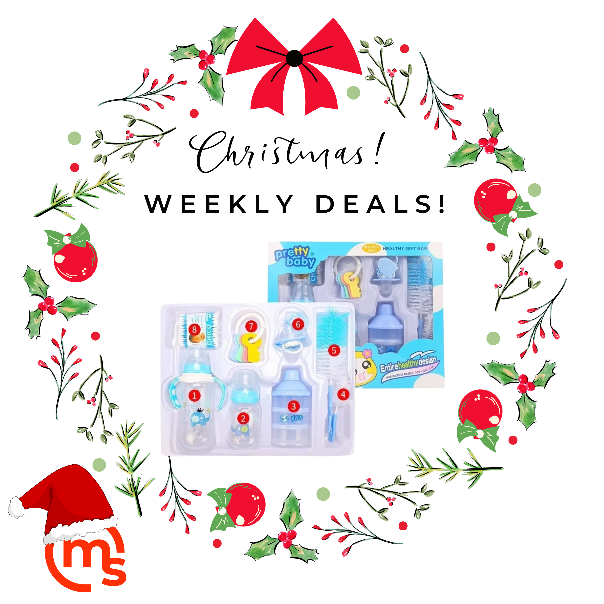 Pretty Baby Bottle Set