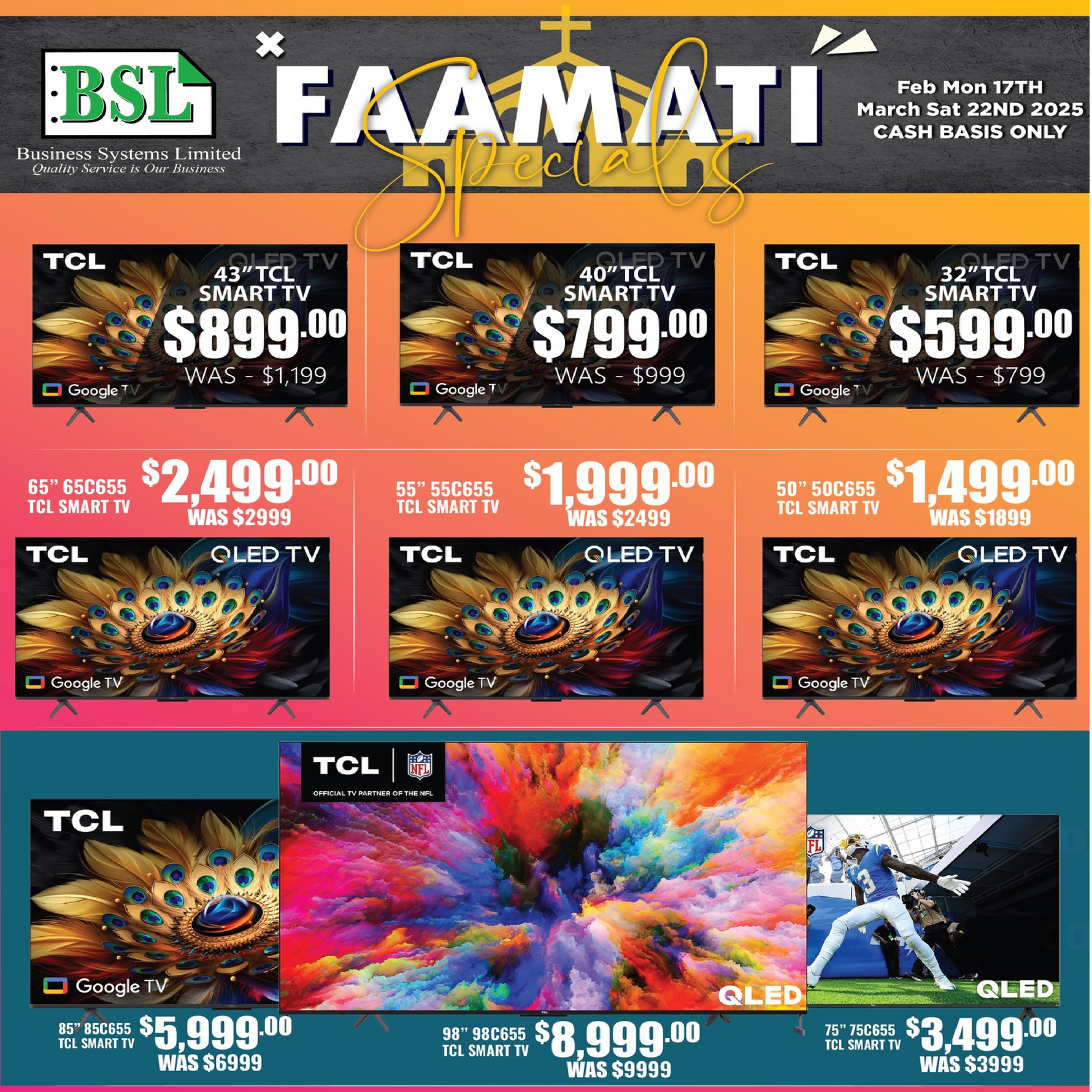 Business Sytems Limited ($850 Tala) Voucher - Redeem at Taufusi Apia & Salelologa Savaii