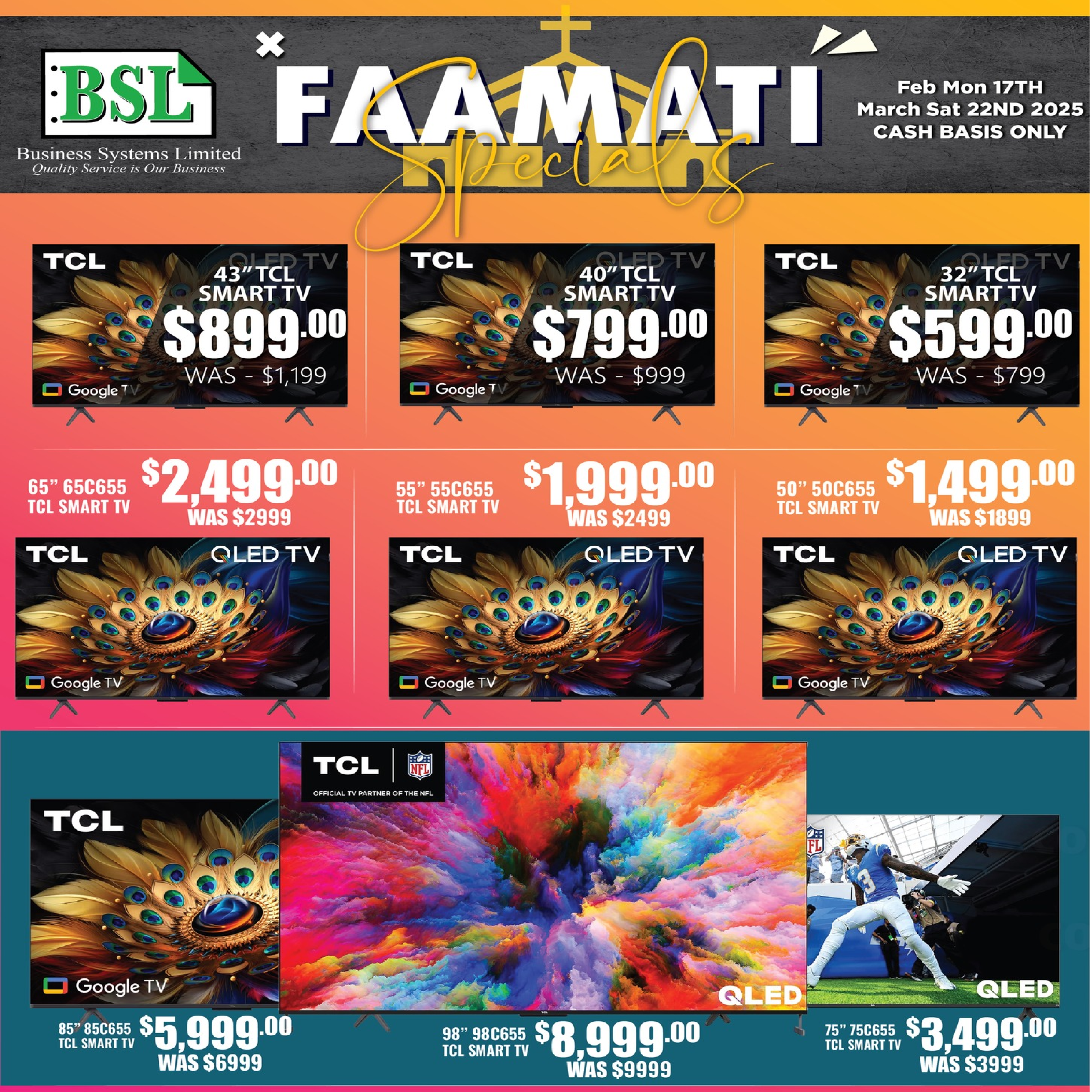 Business Sytems Limited ($850 Tala) Voucher - Redeem at Taufusi Apia & Salelologa Savaii