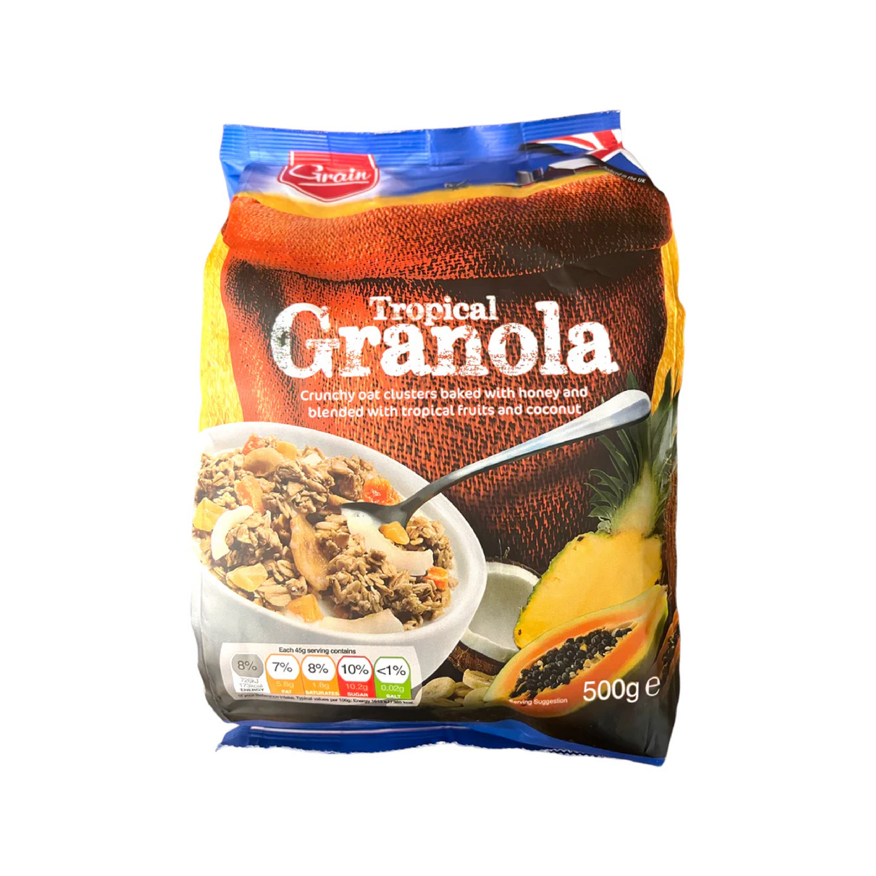 Granola muesli tropical fruit cereal 600g