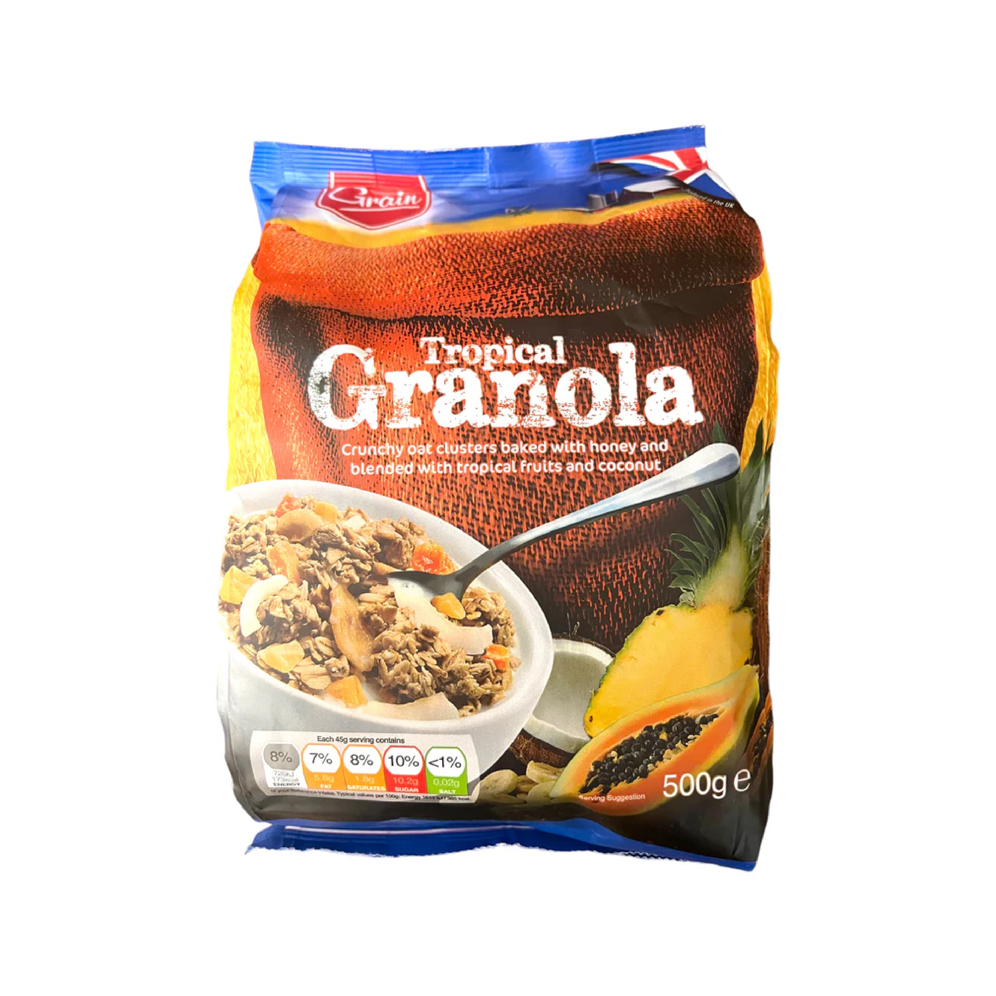 Granola muesli tropical fruit cereal 600g